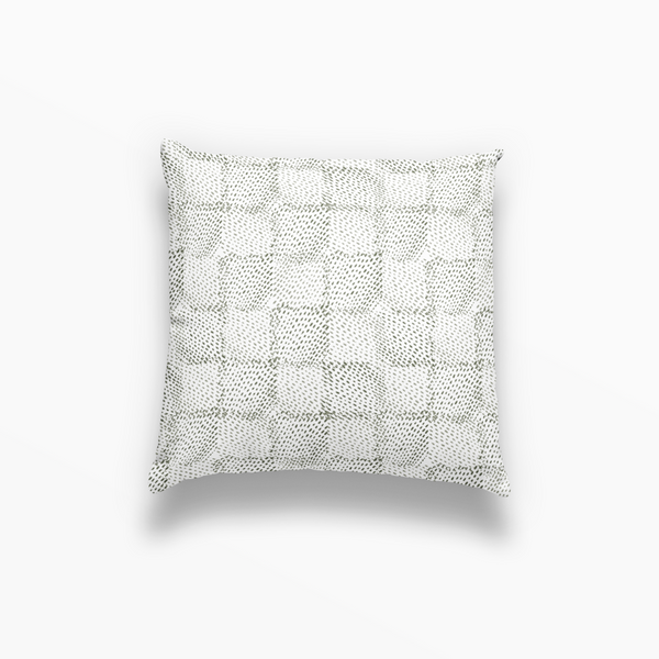 Speckled Check Pillow in Cactus