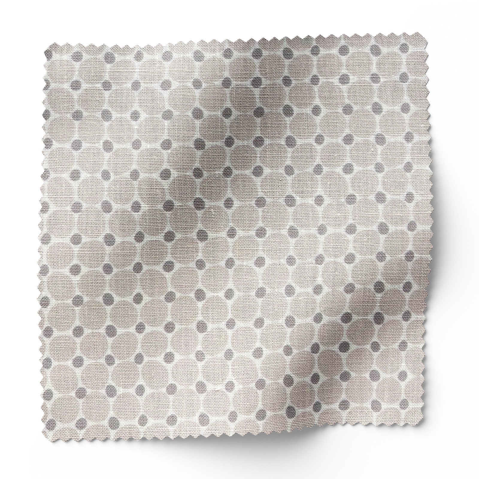 Cobblestone fabric in Buff by Emily Daws β swatch view showing pattern and color details β Charleston fabric by the yard for interiors