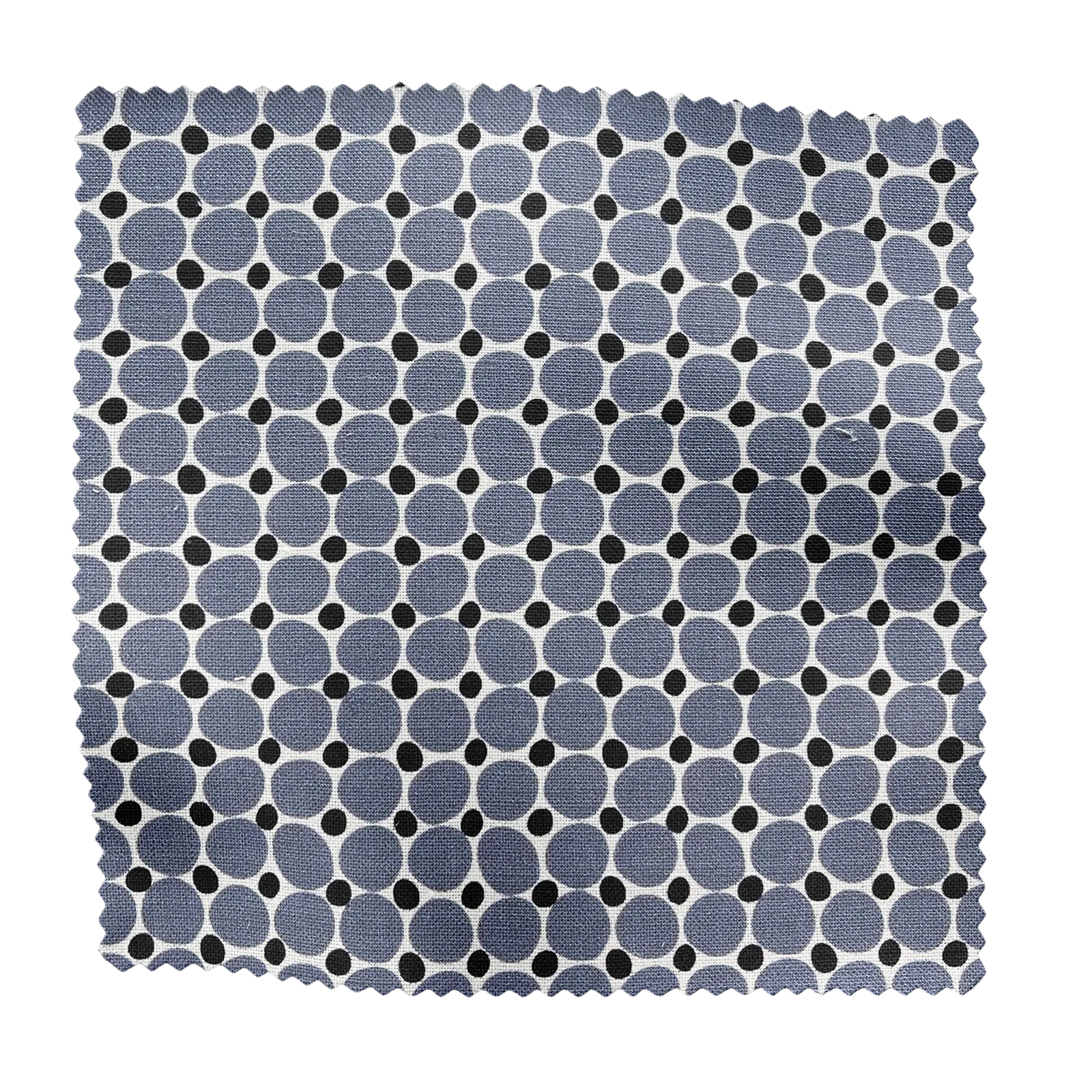 Cobblestone fabric in Ink by Emily Daws – swatch view showing pattern and color details – Charleston fabric by the yard for interiors