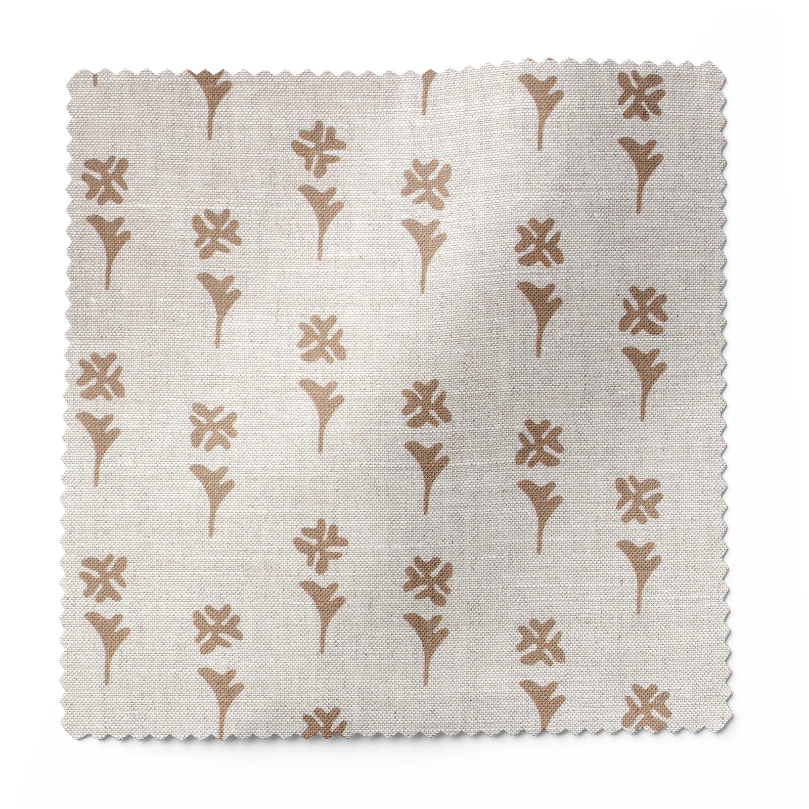 Daffodil fabric in Copper by Emily Daws β floral swatch ideal for drapery or upholstery in mountain homes