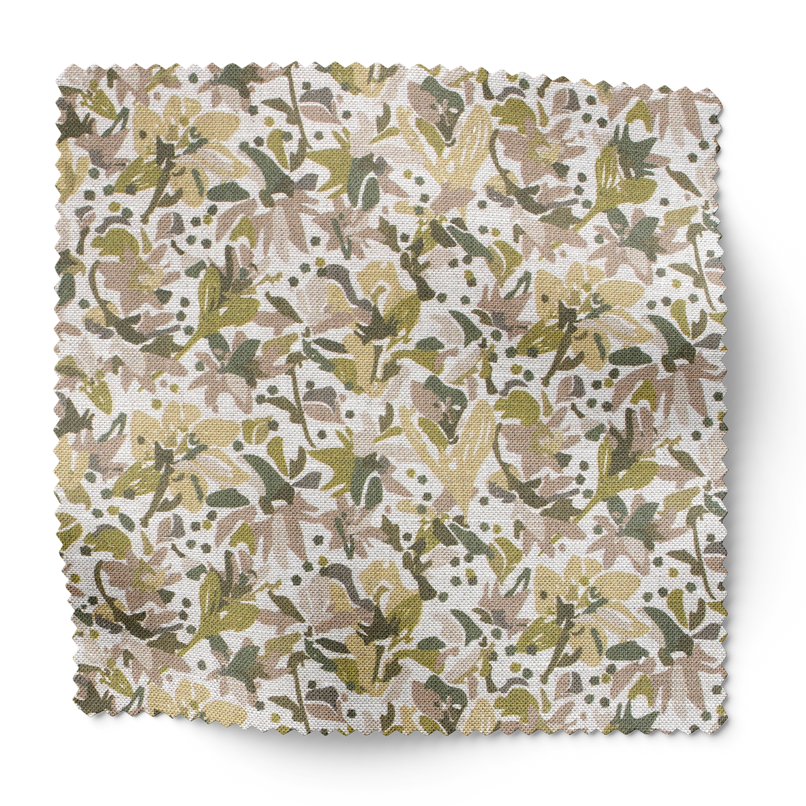 Eden fabric in Sandalwood by Emily Daws β floral swatch ideal for drapery or upholstery in mountain homes
