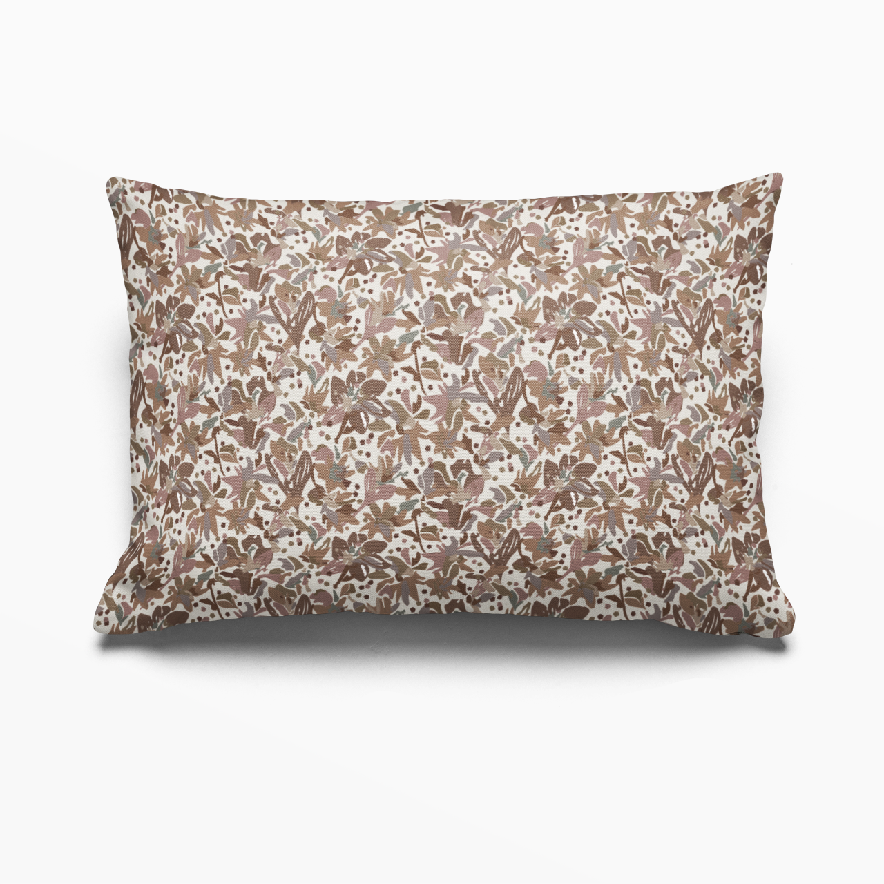 Eden pillow in Autumn by Emily Daws – lumbar pillow for beds or benches in a soft country interior