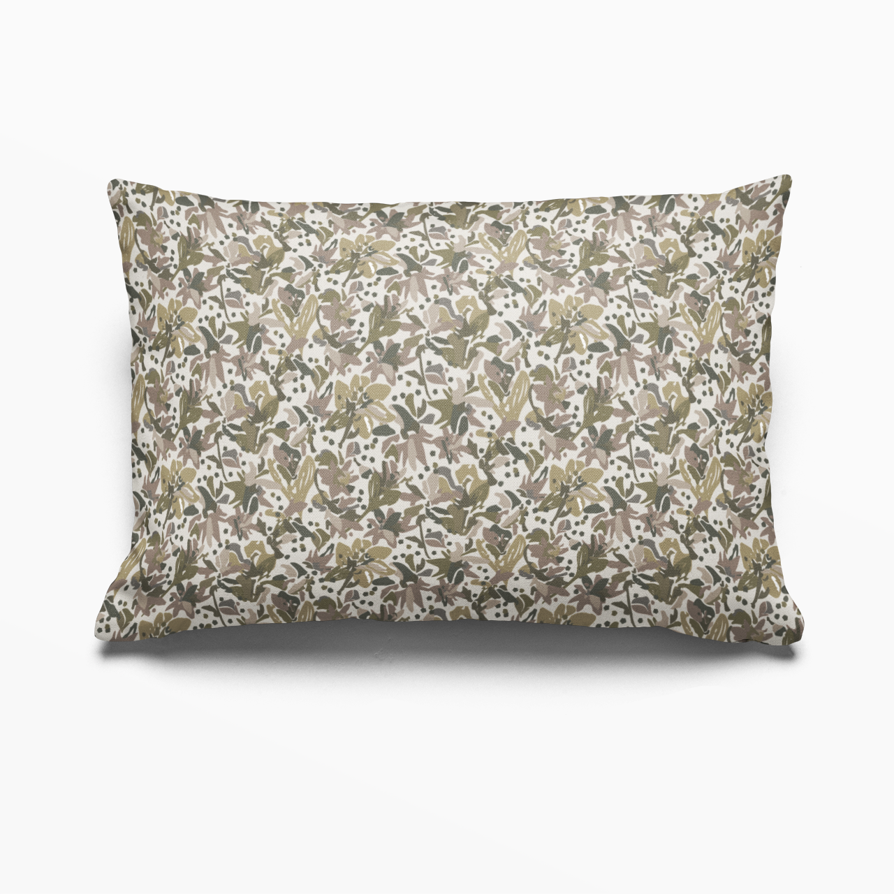Eden pillow in Sandalwood by Emily Daws – lumbar pillow for beds or benches in a soft country interior
