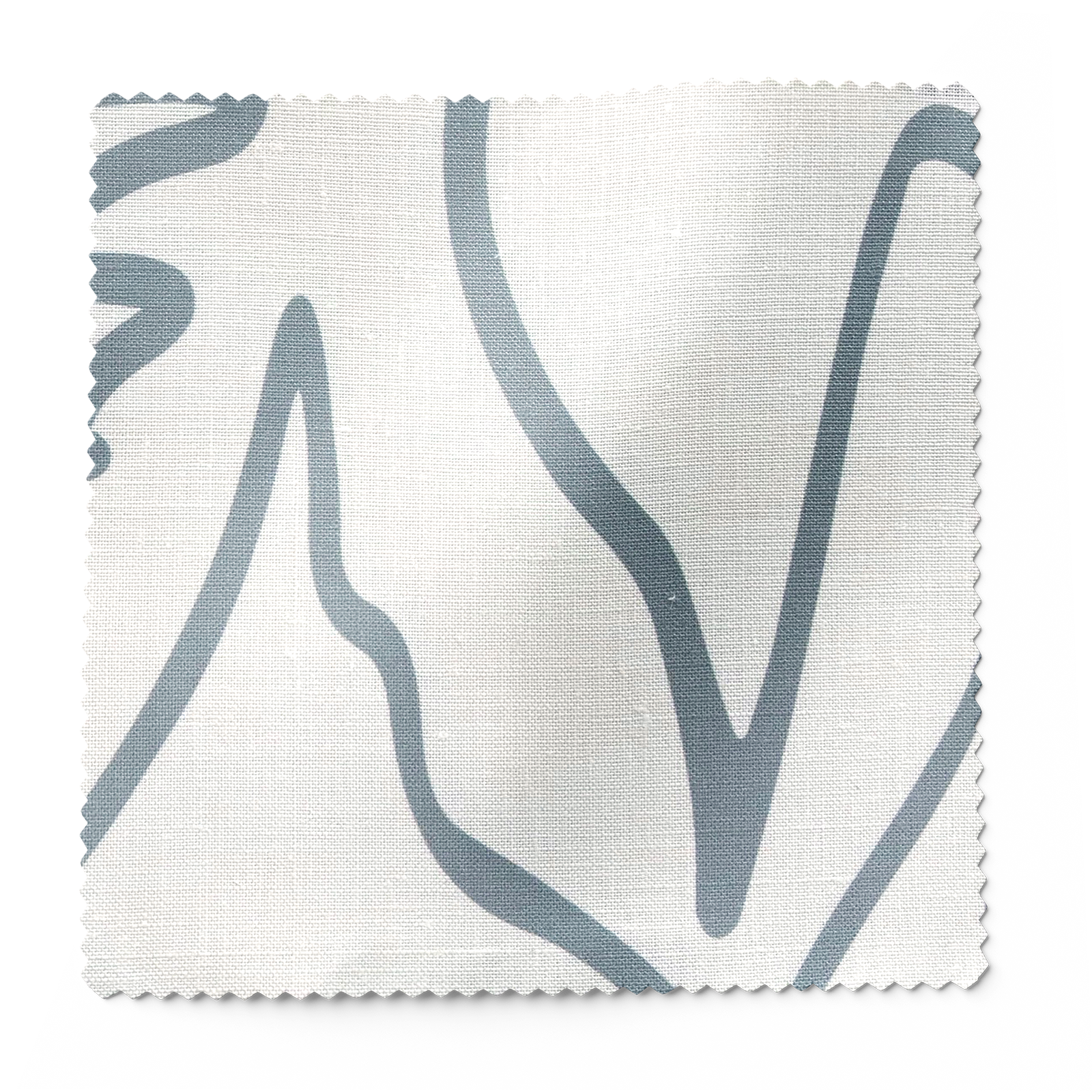 Edisto fabric in Turquoise by Emily Daws β swatch view of coastal fabric by the yard in luxury linen β Sea Island fabric collection; luxury coastal fabric by the yard for interiors