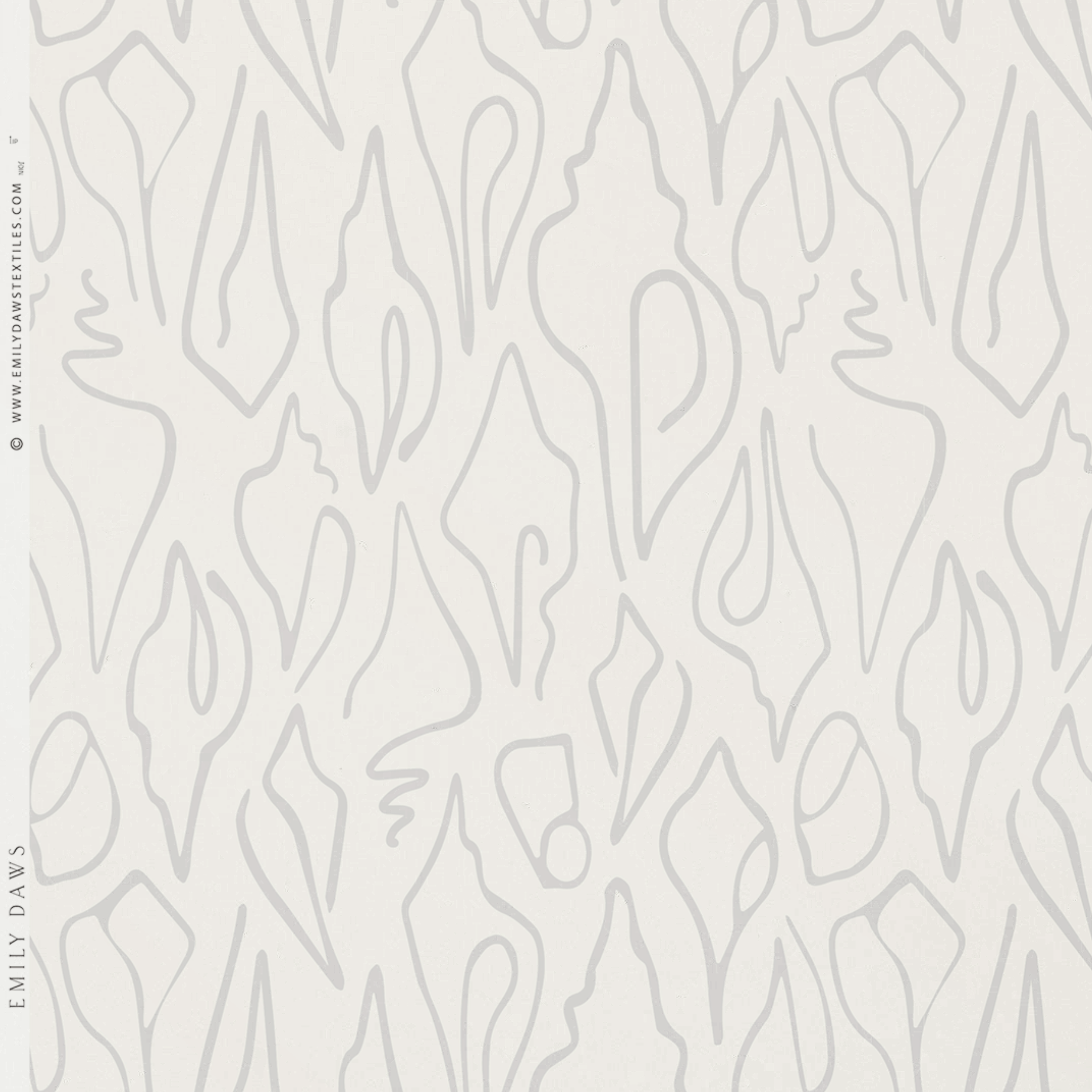 Smooth clay-coated wallpaper by Emily Daws, designed for interior designers sourcing bespoke Southern-inspired walls.