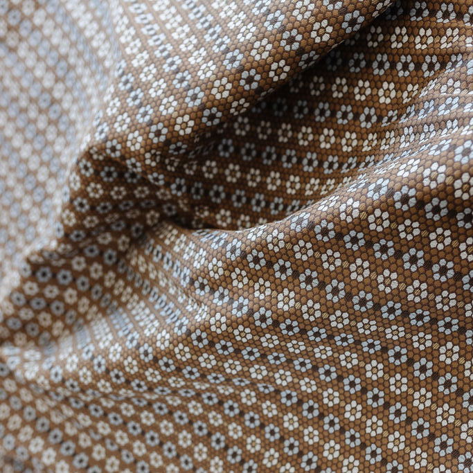 Woven linen fabric by Emily Daws designed for trade professionals sourcing artful textiles for residential interiors.