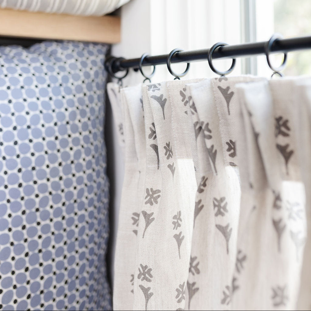 Emily Daws fabric suitable for custom window treatments, handcrafted pillows, and boutique interior projects.