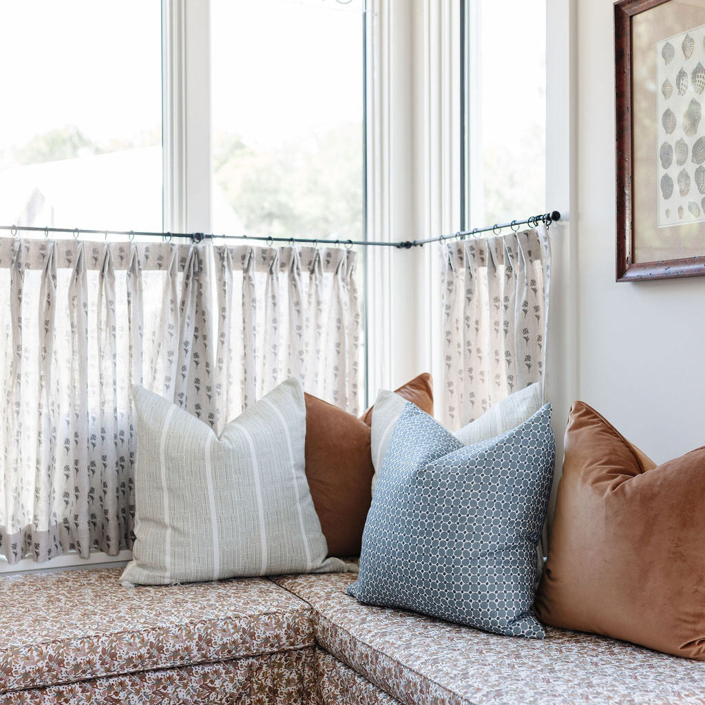 Emily Daws fabric suitable for custom window treatments, handcrafted pillows, and boutique interior projects.