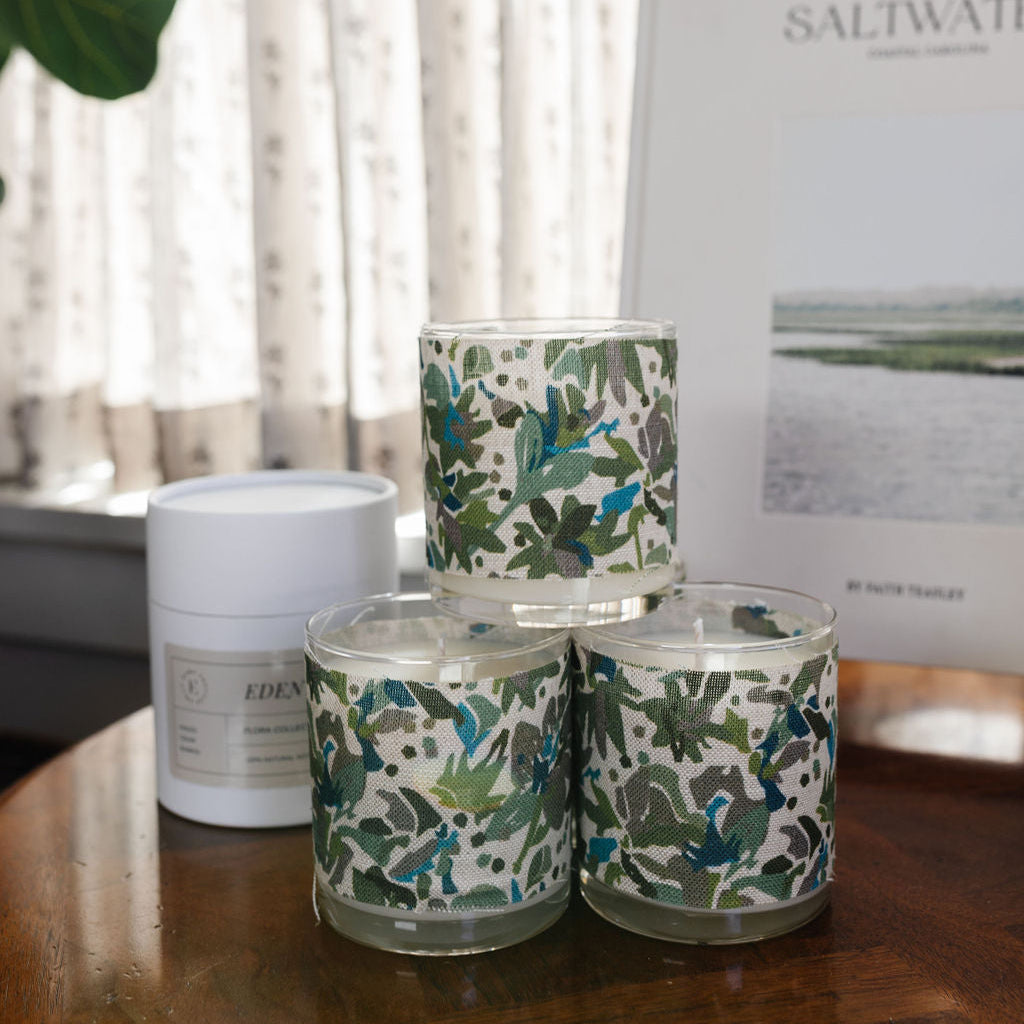 Small-batch fabric by Emily Daws created for interior designers seeking artisanal wallcoverings, pillows, and textiles.