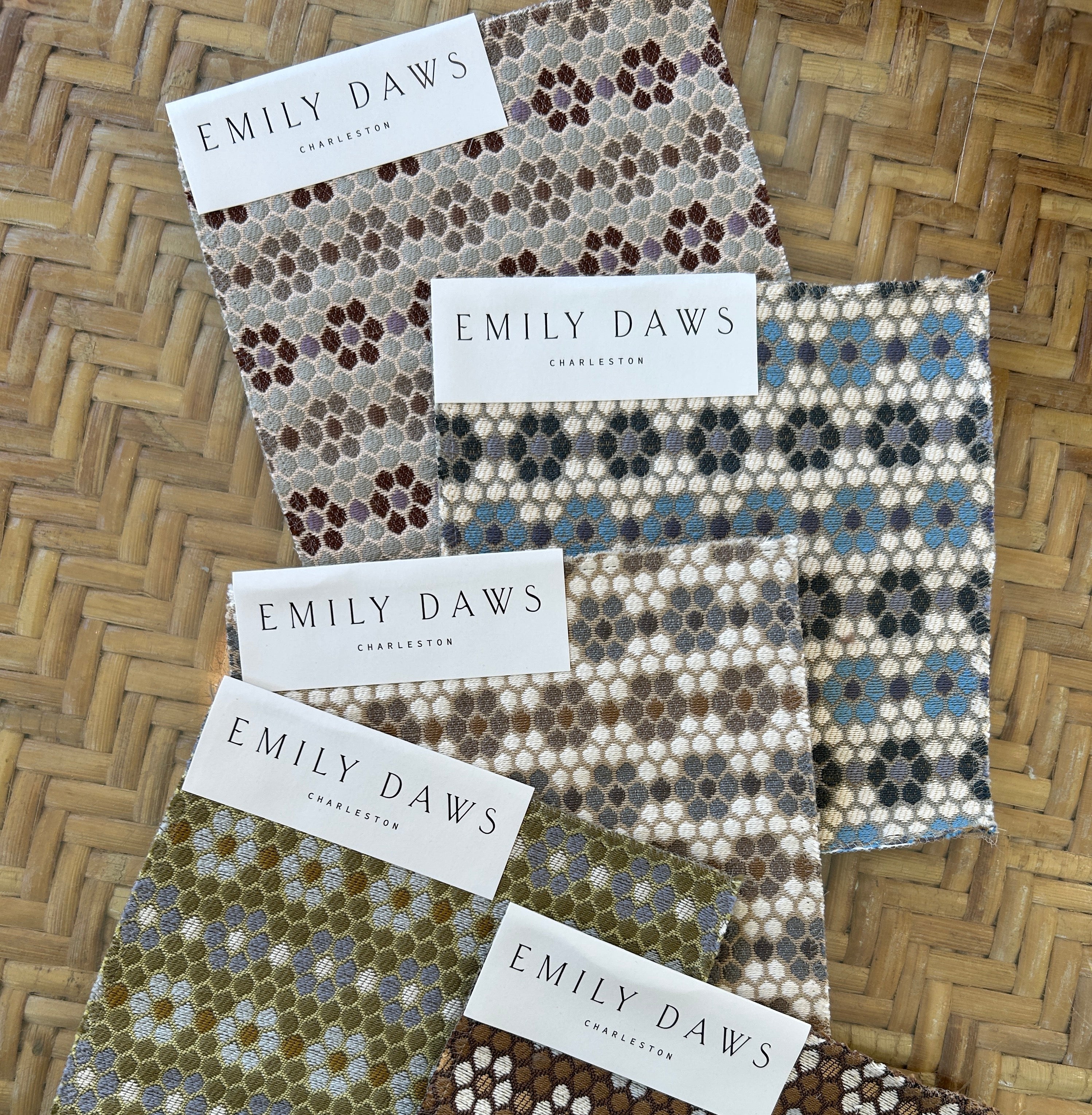 Emily Daws small-batch fabric designed for interior designers sourcing textiles for classic and artful interiors.