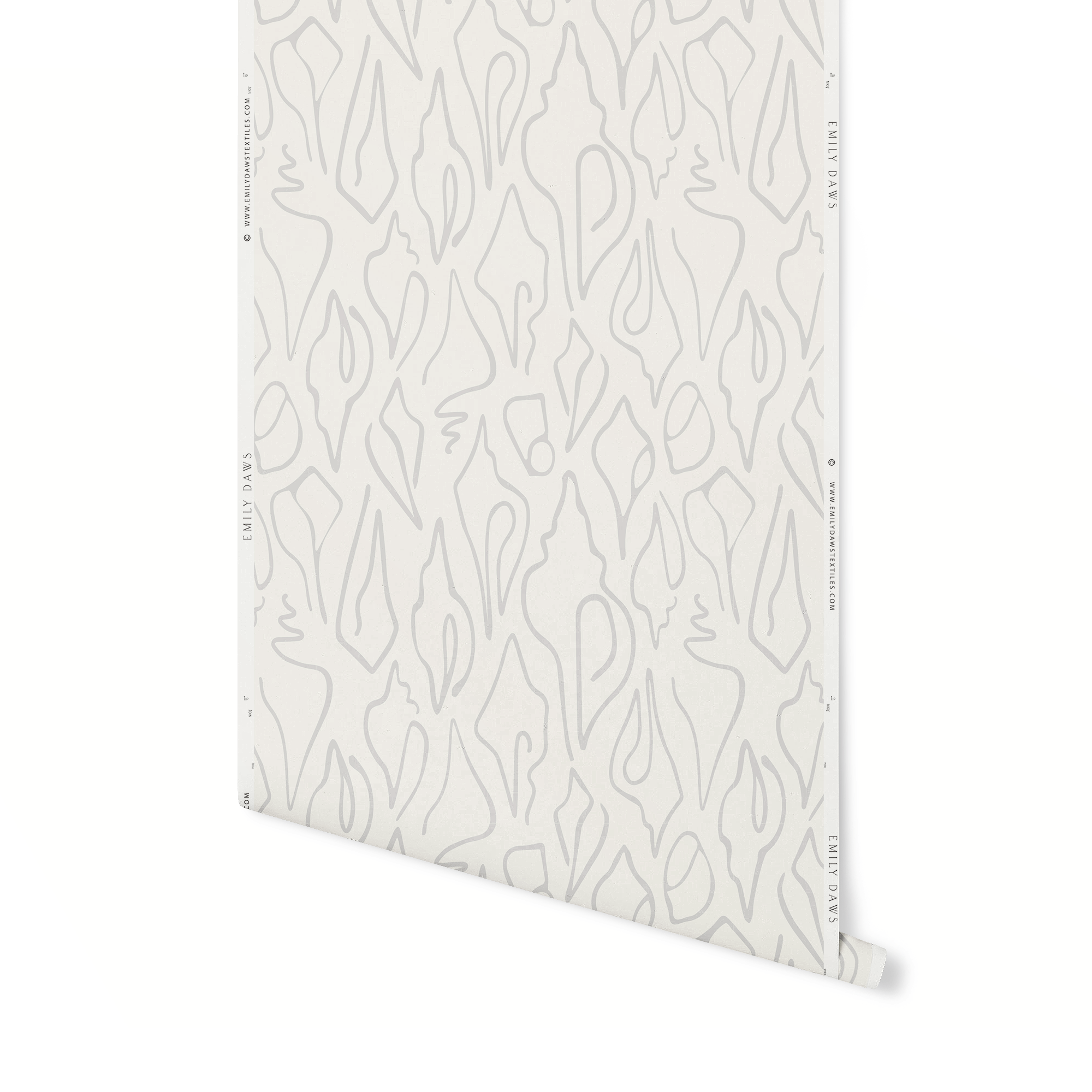 Emily Daws smooth wallpaper in small-batch production, created for designers seeking bespoke wallcovering options.