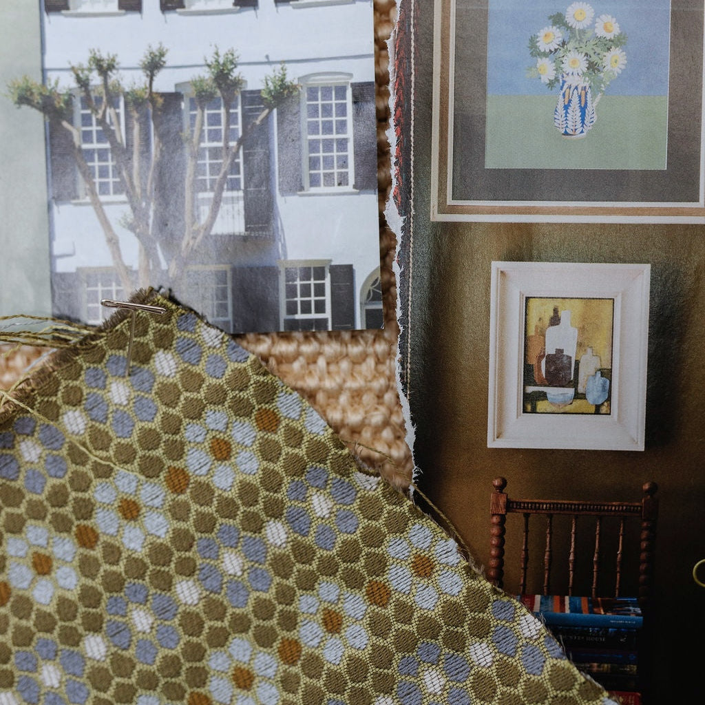 Nectar Savannah fabric by Emily Daws β Fauna Collection, available by the yard for drapery and upholstery