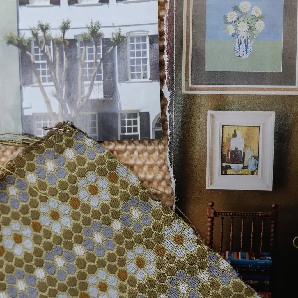 Nectar Savannah fabric by Emily Daws — Fauna Collection, available by the yard for drapery and upholstery