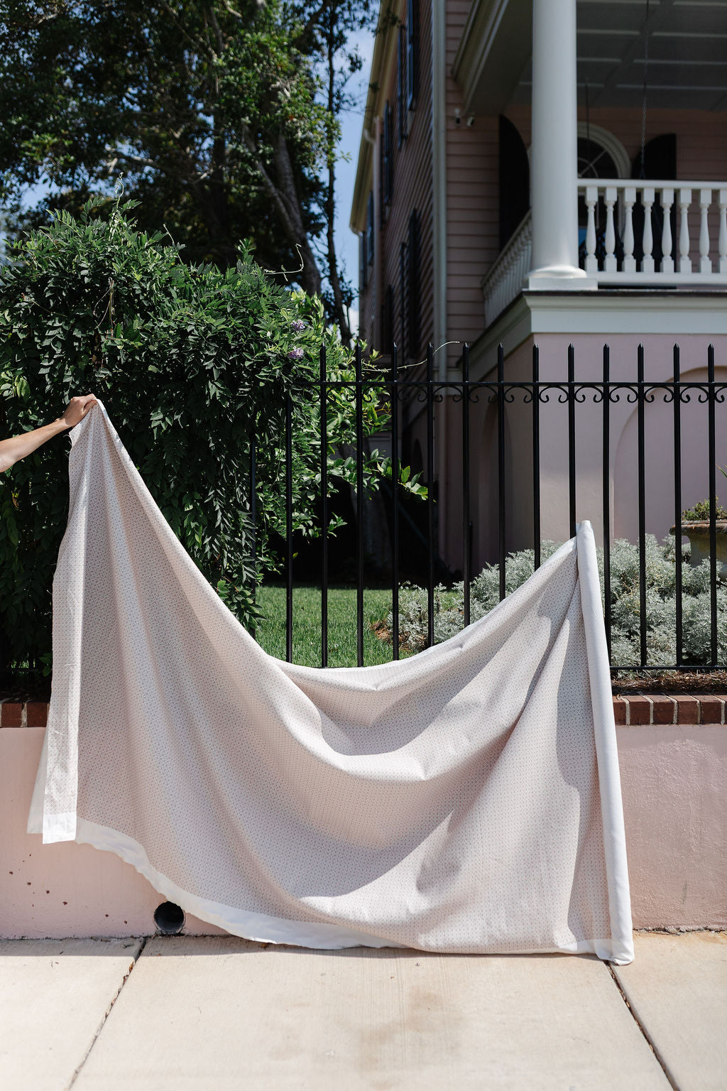Carolina Rice Fabric in Blush