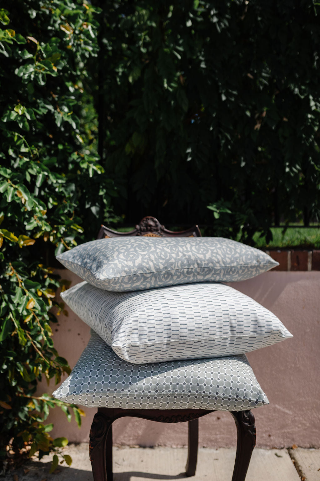 Sweetgrass Pillow in Slate