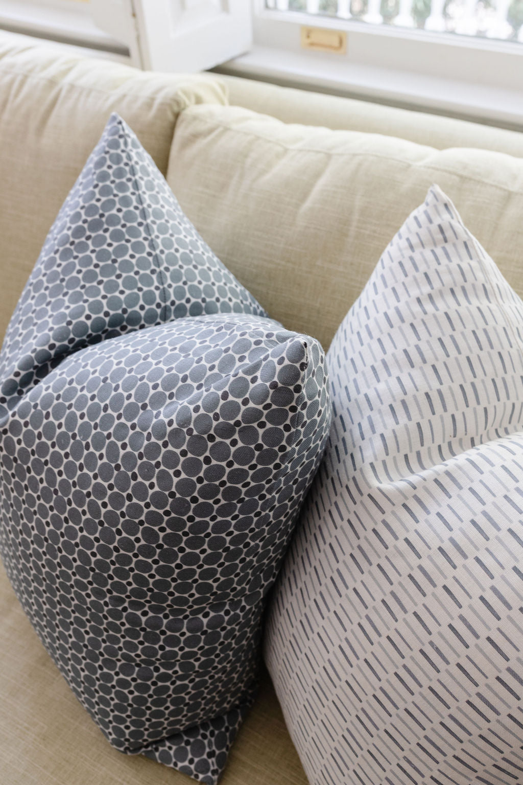 Sweetgrass Pillow in Slate