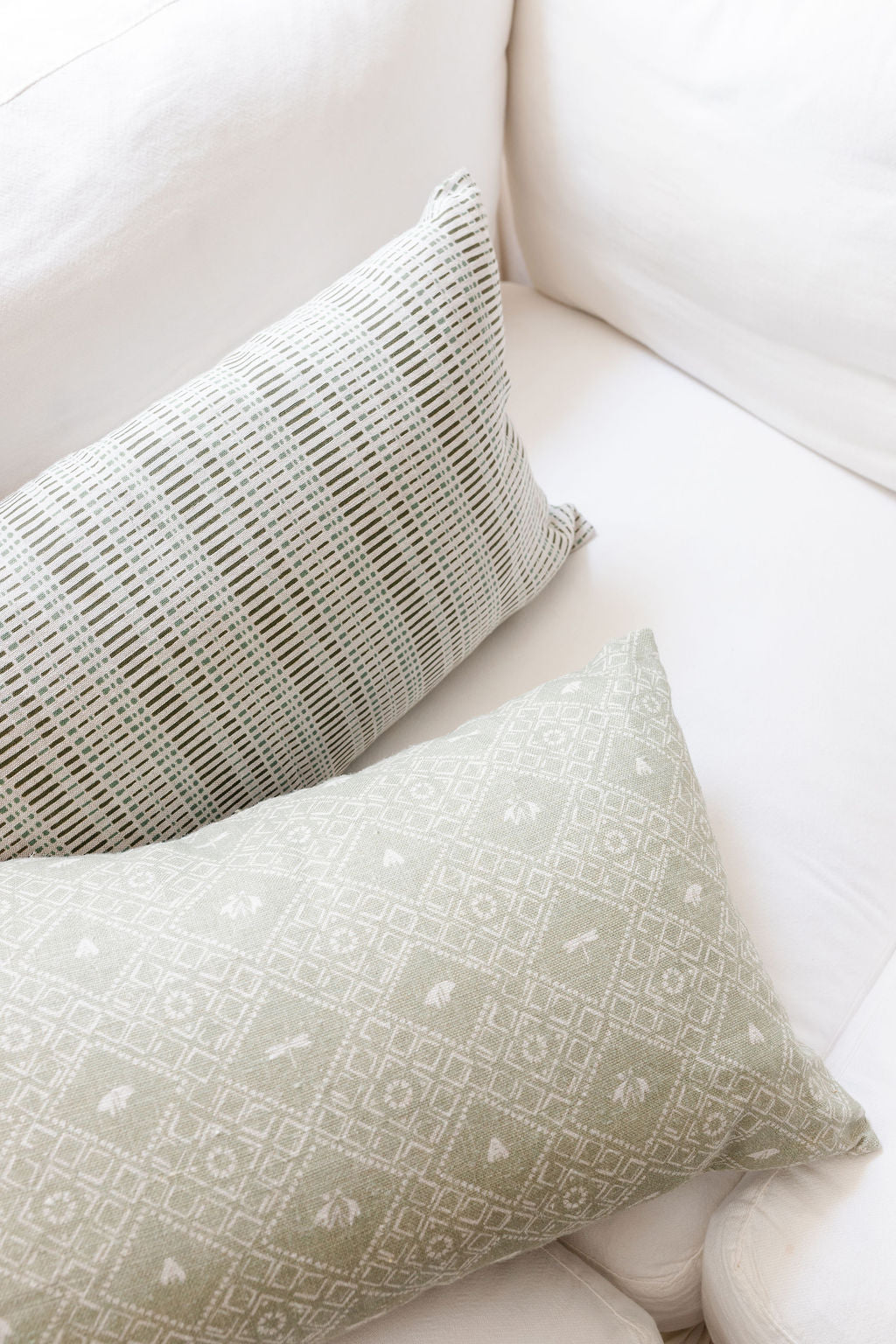 Americana Pillow in Edamame