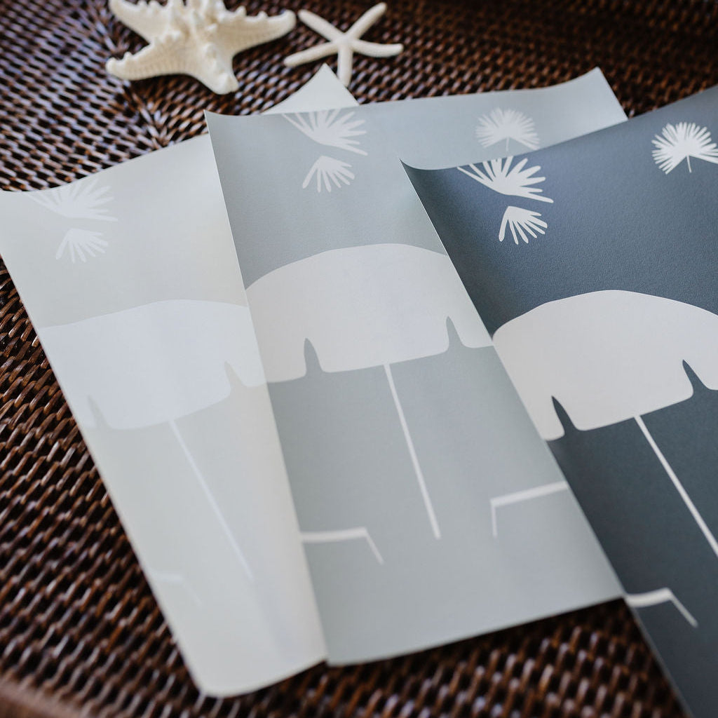 Folly Toile wallpaper – all colorways in the collection by Emily Daws for Charleston interiors or coastal homes