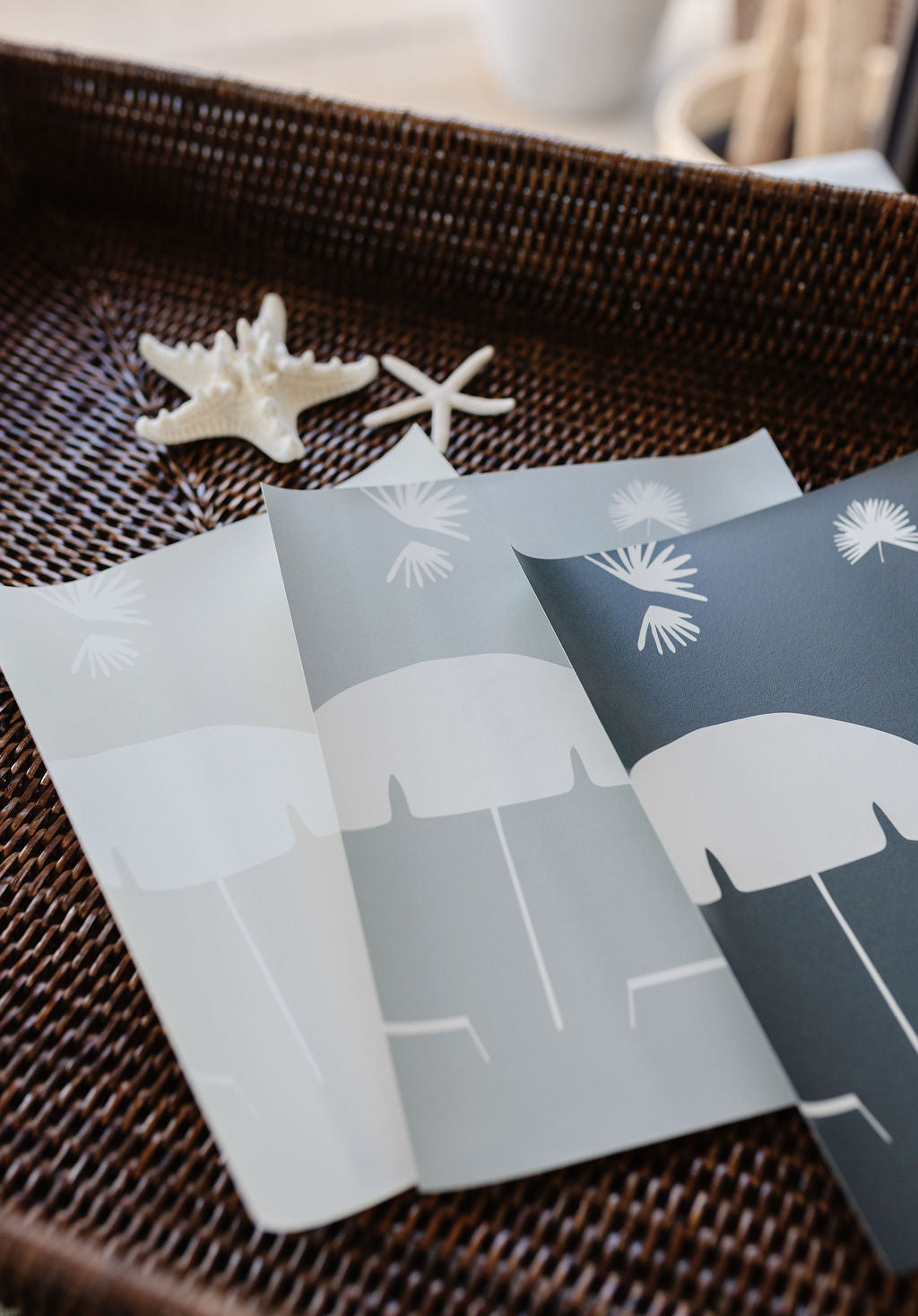 Folly Toile wallpaper in Harbor styled by Emily Daws – luxury coastal look for waterfront dining room