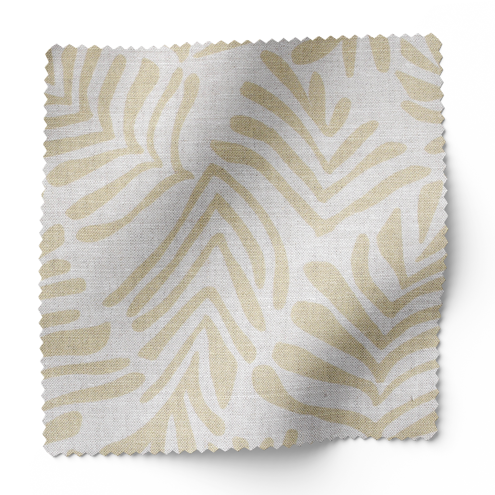 Frond fabric in Marigold by Emily Daws – floral swatch ideal for drapery or upholstery in mountain homes
