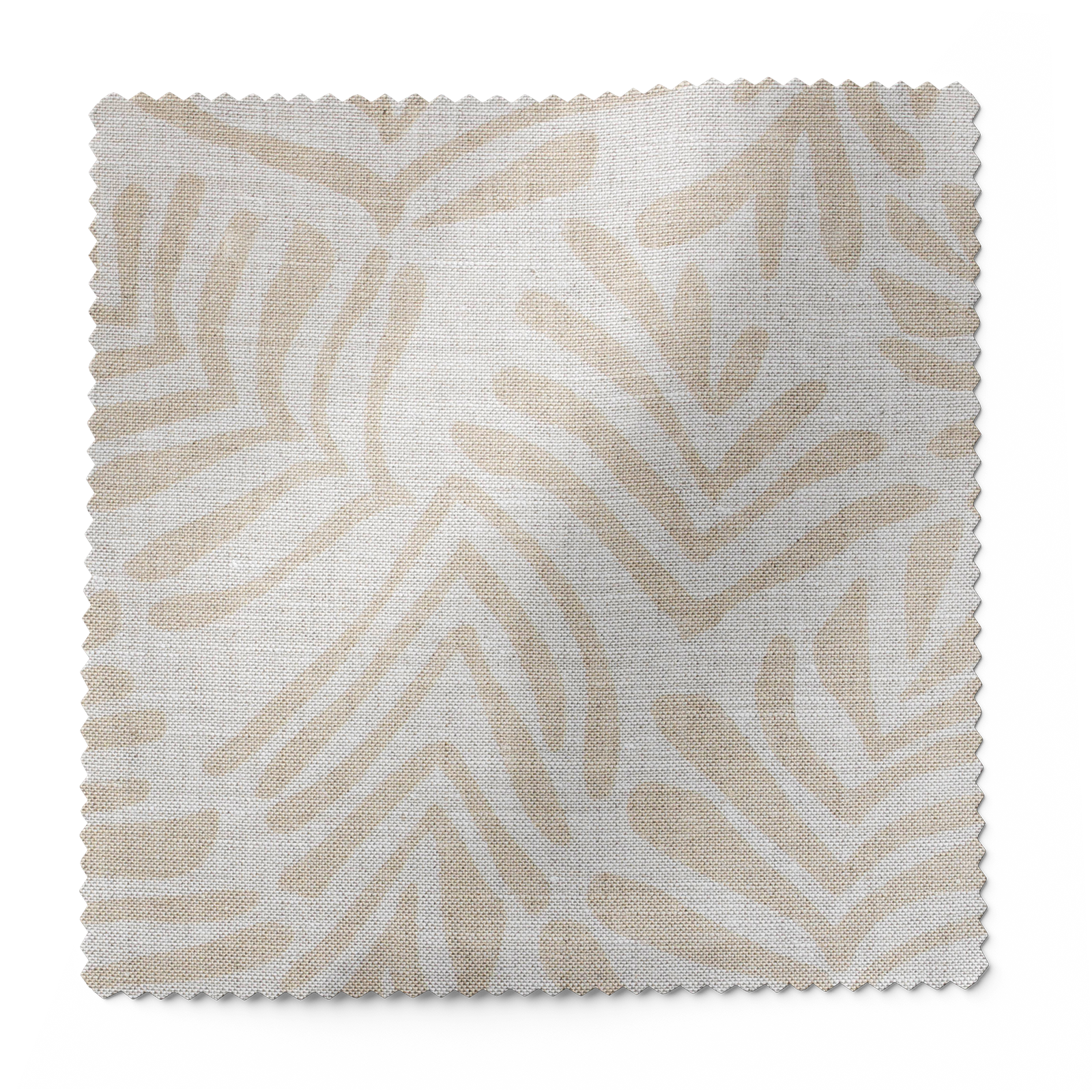 Frond fabric in Truffle by Emily Daws β floral swatch ideal for drapery or upholstery in mountain homes