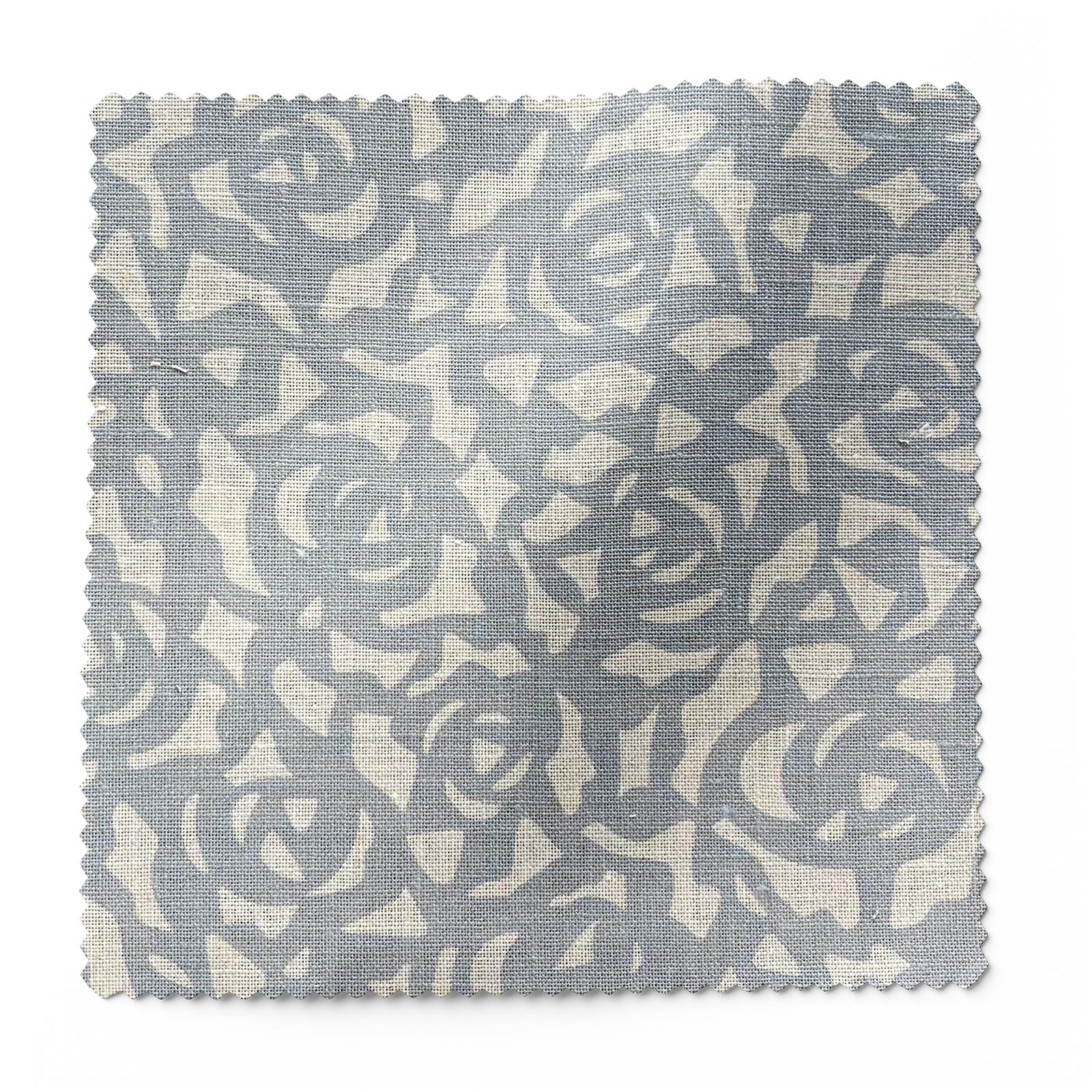 Gardenia fabric in Marina by Emily Daws – swatch view showing pattern and color details – Charleston fabric by the yard for interiors