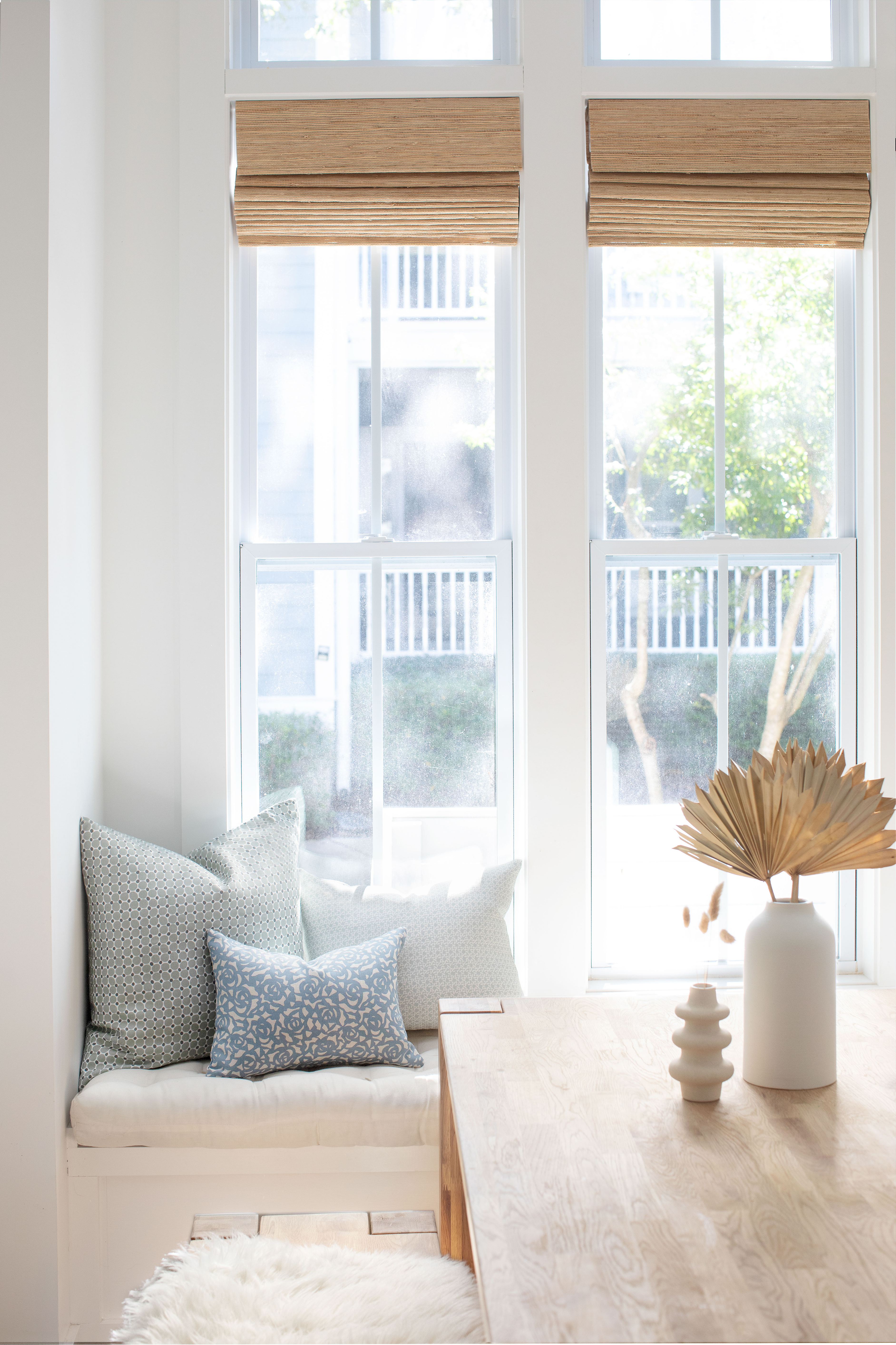 Gardenia Pillow in Cobalt
