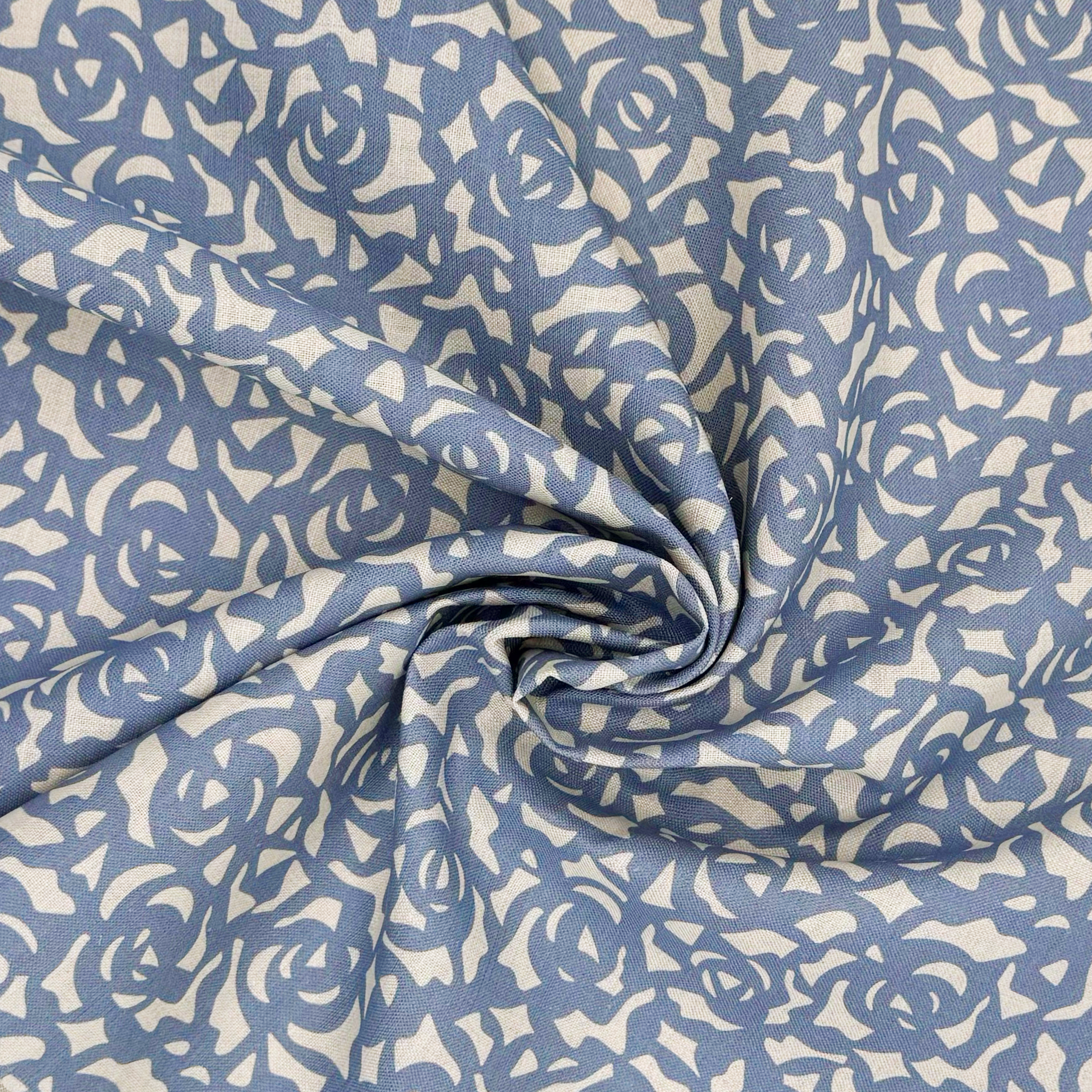 Gardenia Fabric in Cobalt