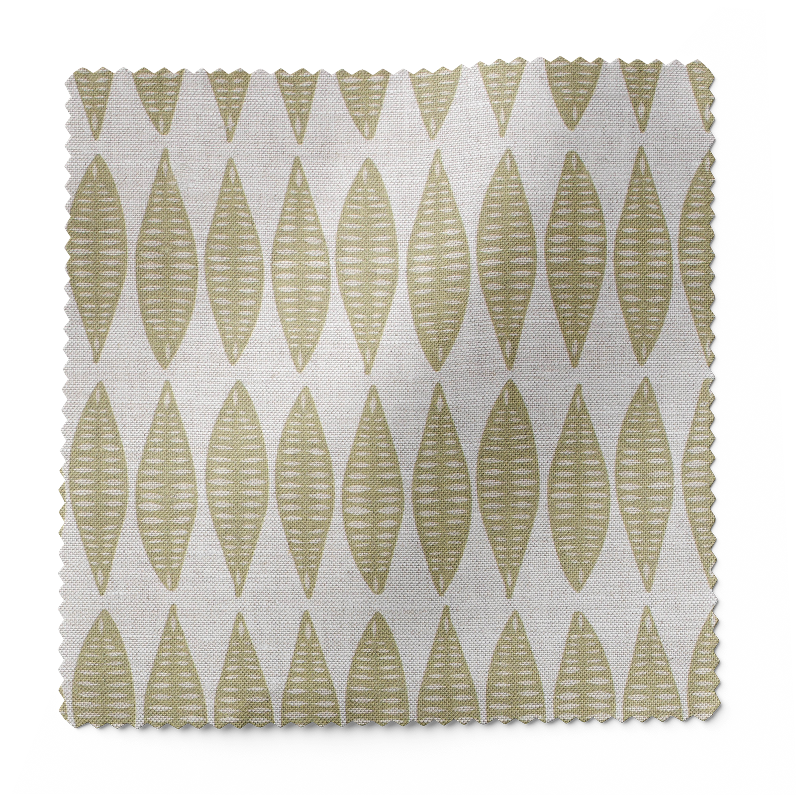Leaflette fabric in Lemongrass by Emily Daws – floral swatch ideal for drapery or upholstery in mountain homes