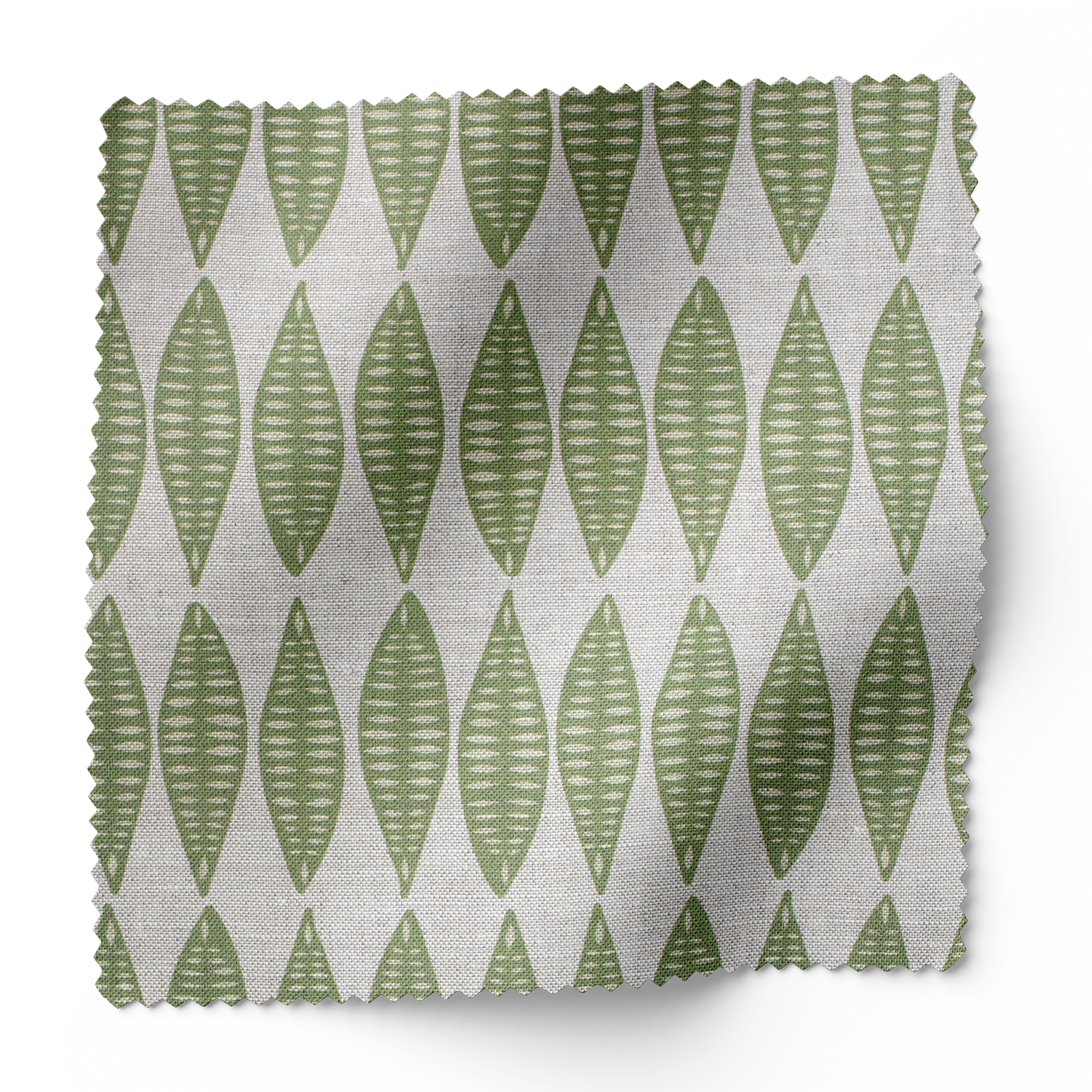 Leaflette fabric in Peridot by Emily Daws – floral swatch ideal for drapery or upholstery in mountain homes