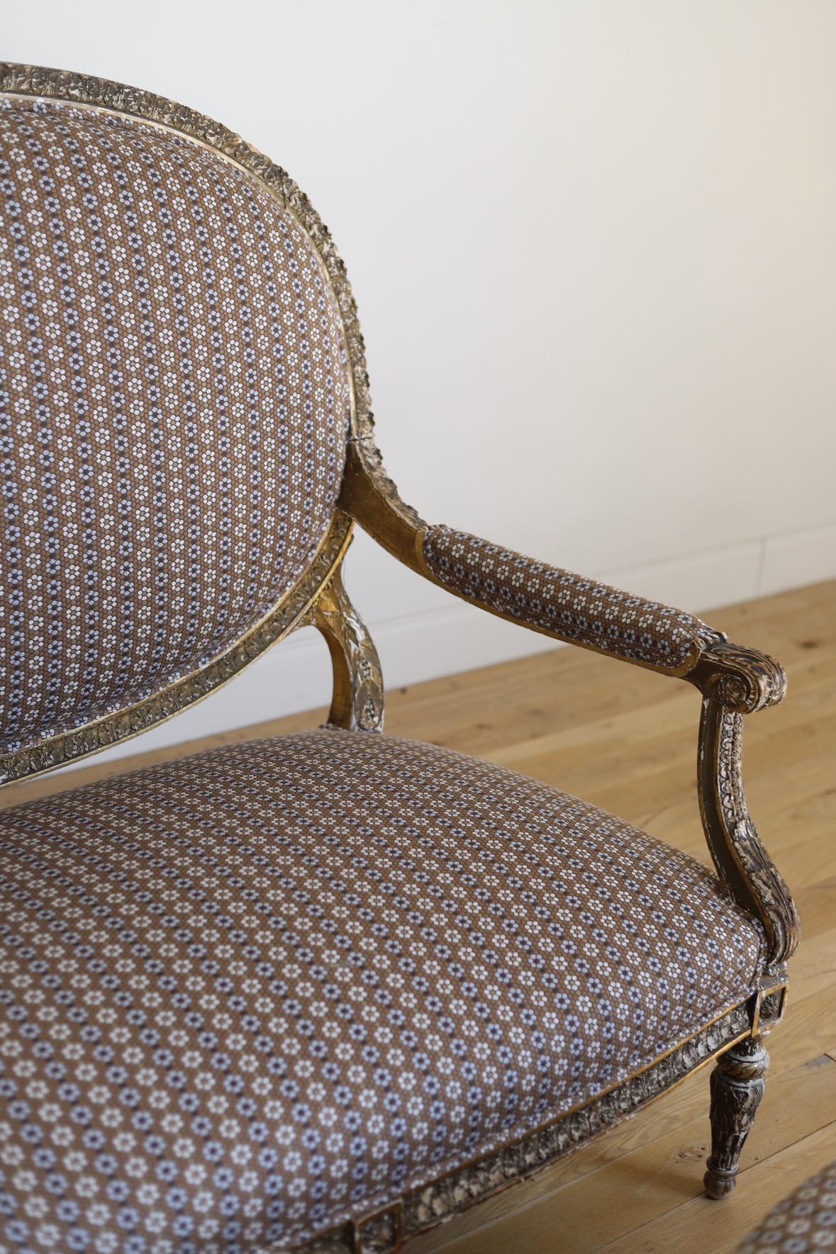 Nectar fabric in Walnut styled by Emily Daws – nature-inspired textile for cabin or mountain homes