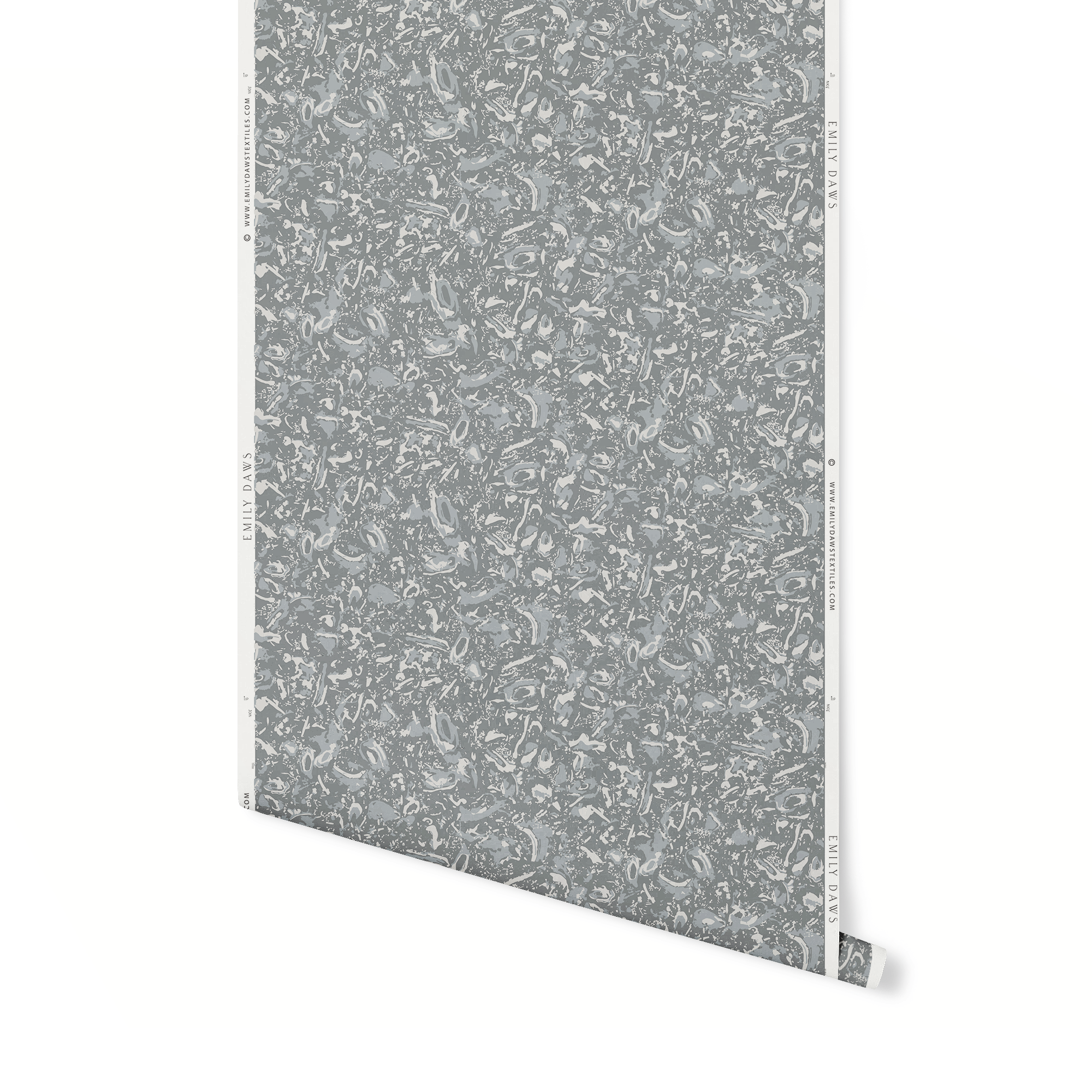 Emily Daws River Reef wallpaper in Ocean – close-up showing texture and tone of design