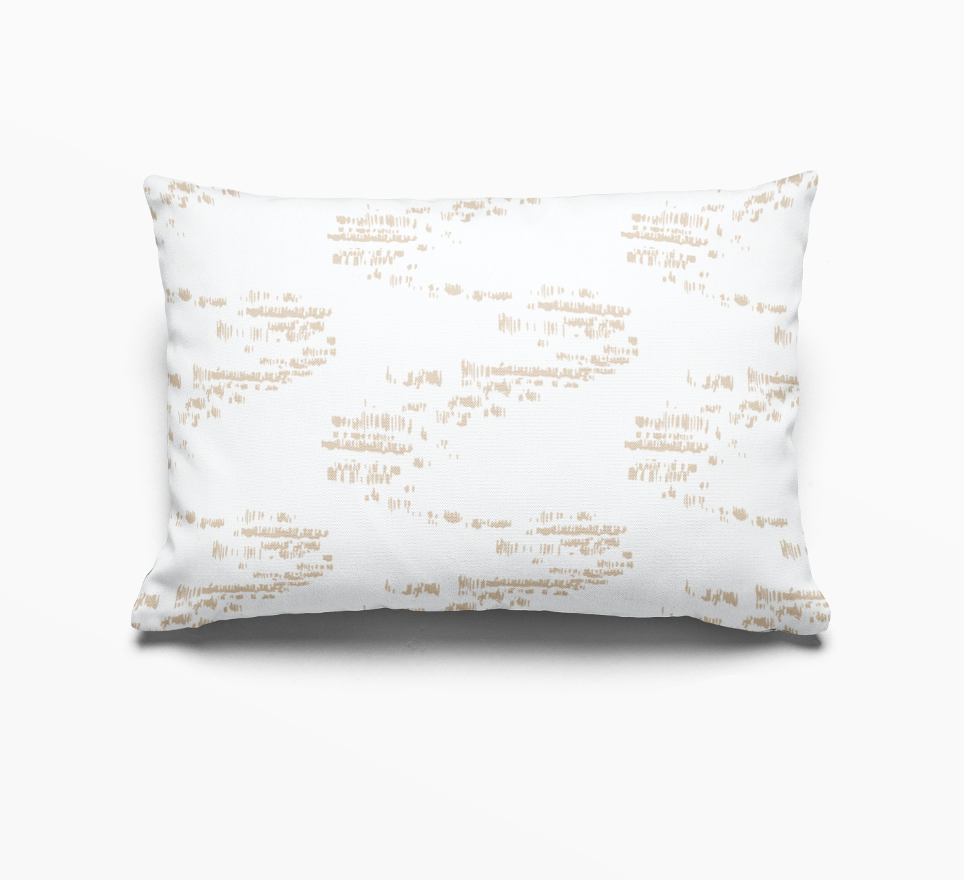 Salt Marsh pillow in Summer by Emily Daws – lumbar style for benches, sofas, or window seats in coastal homes