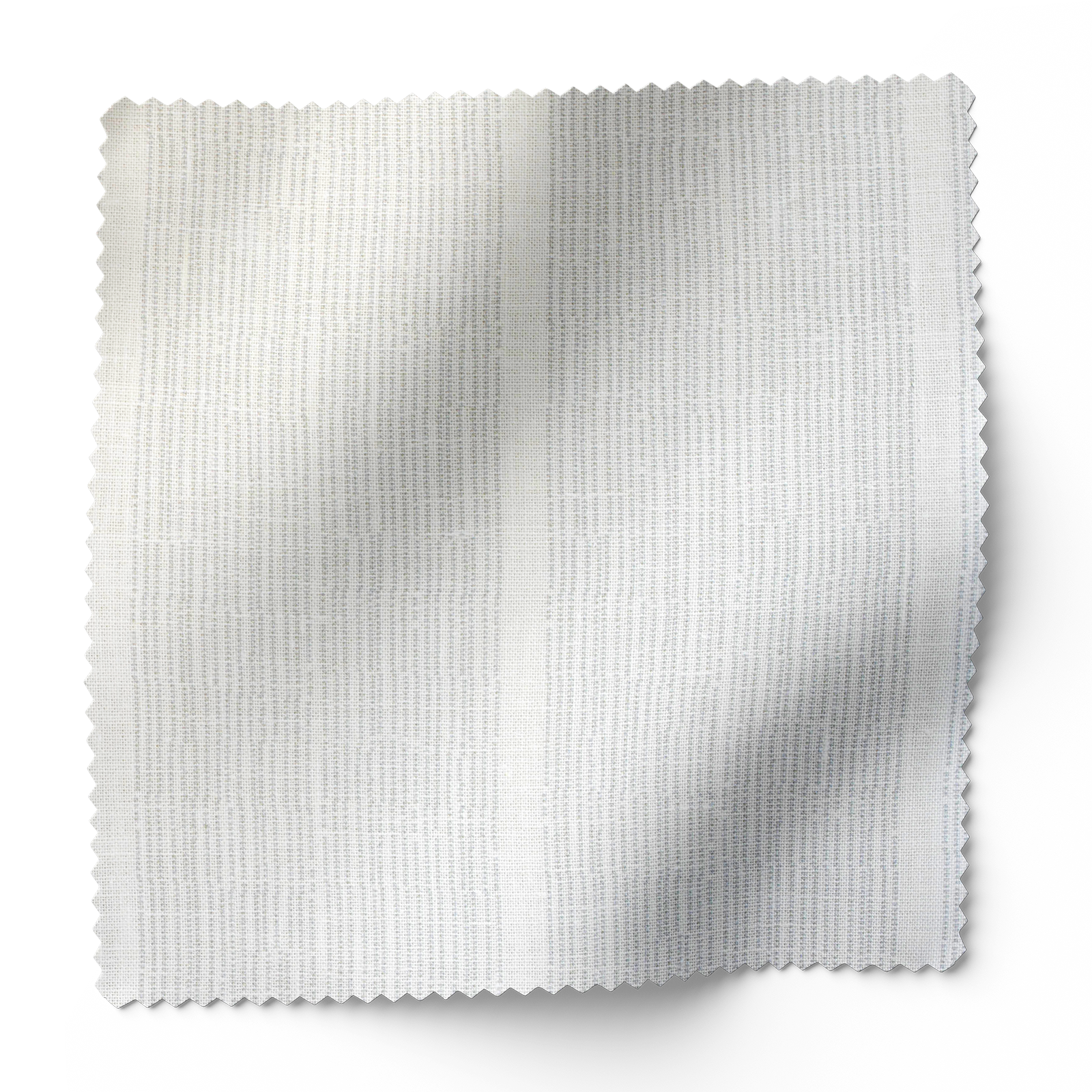 Sandbar fabric swatch in Sterling by Emily Daws β 6x6 Belgian linen sample, Waterways Collection