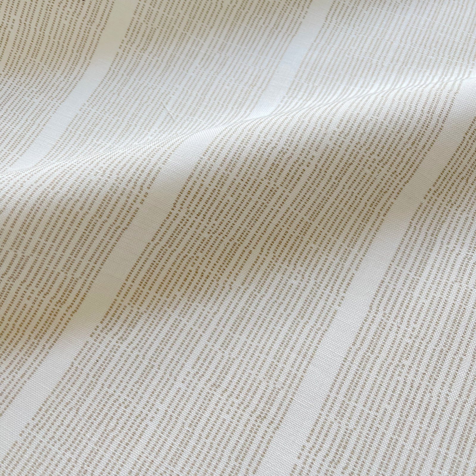 Sandbar pillow in Tawny – close-up of fabric texture and linear pattern from the Waterways Collection