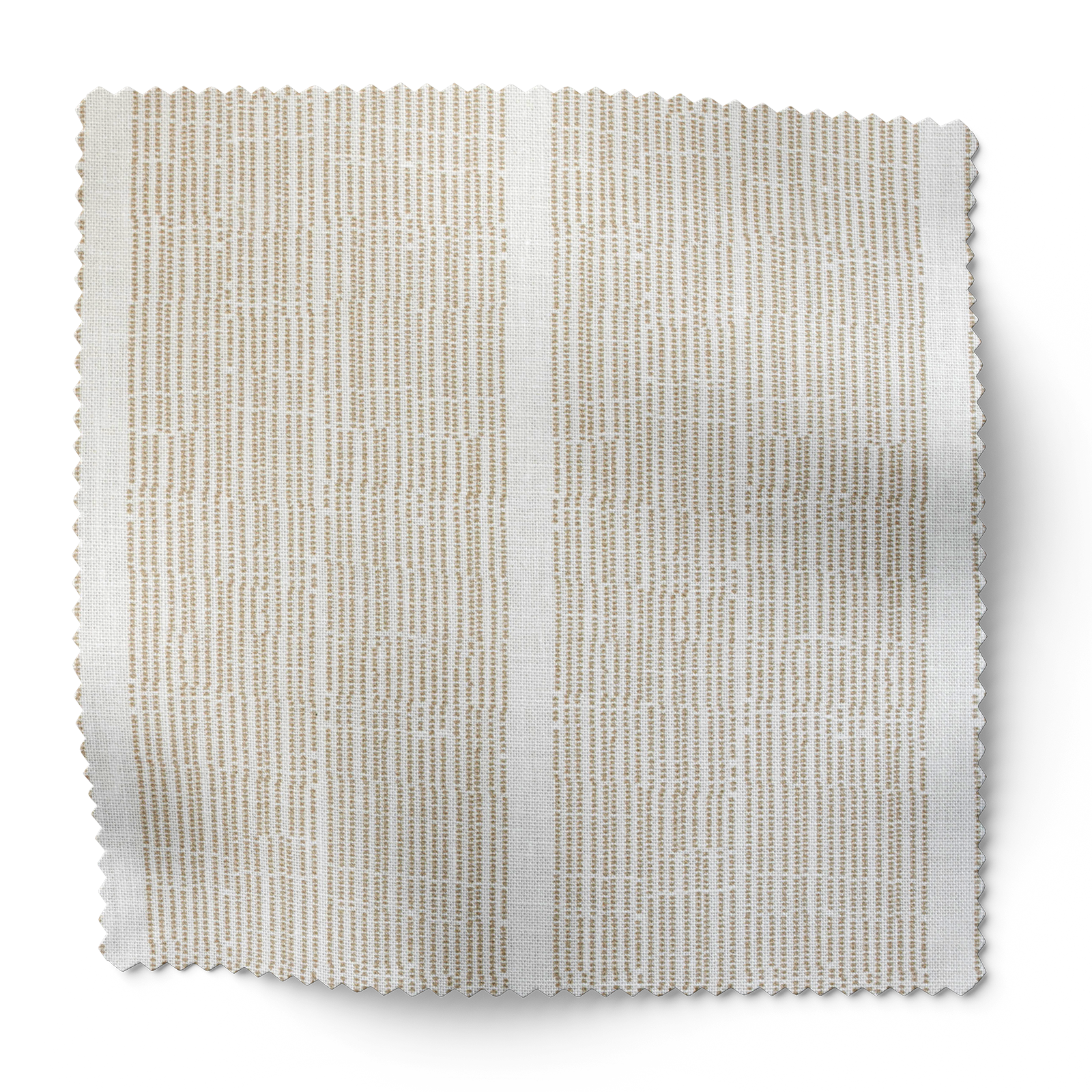 Sandbar fabric swatch in Tawny by Emily Daws — 6x6 Belgian linen sample, Waterways Collection