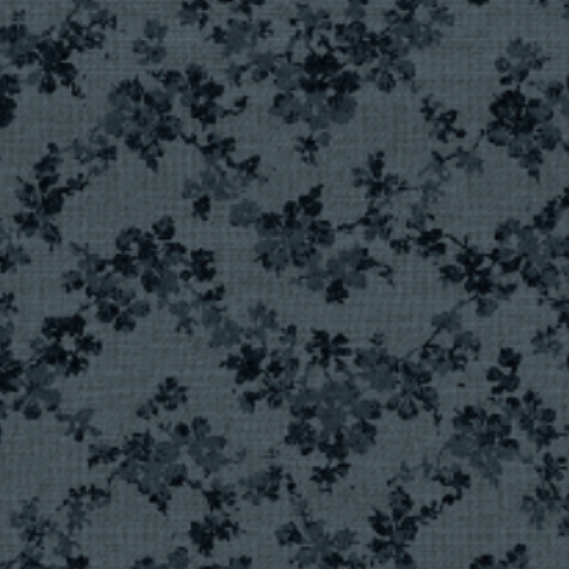Hawthorn Fabric in Indigo
