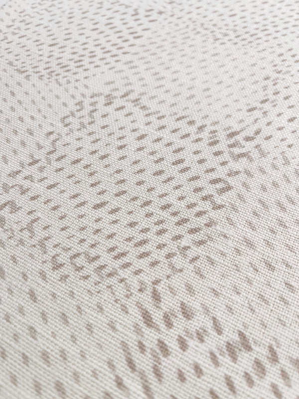 Speckled Check Fabric in Sesame