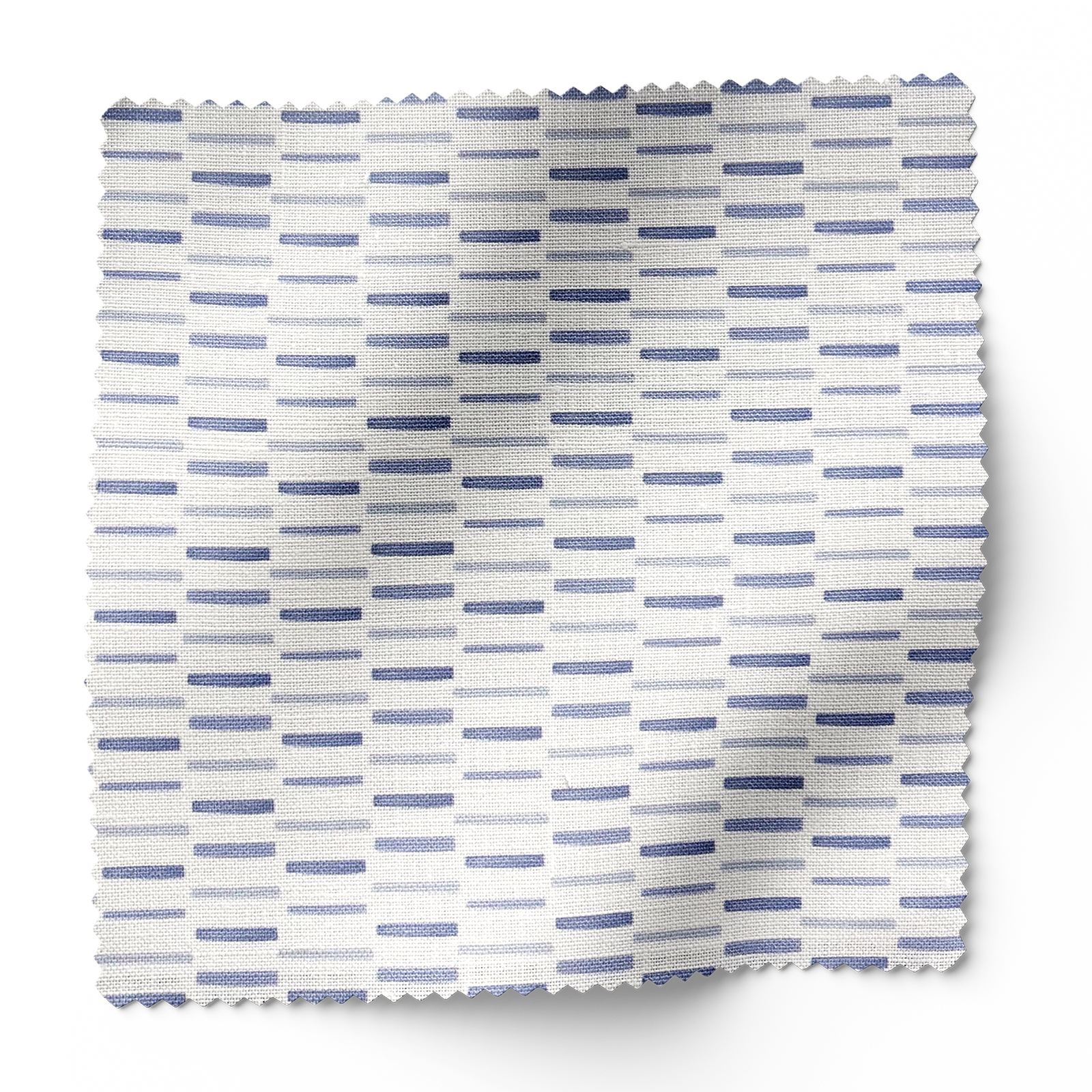 Sweetgrass fabric in Sapphire by Emily Daws – swatch view showing pattern and color details – Charleston fabric by the yard for interiors