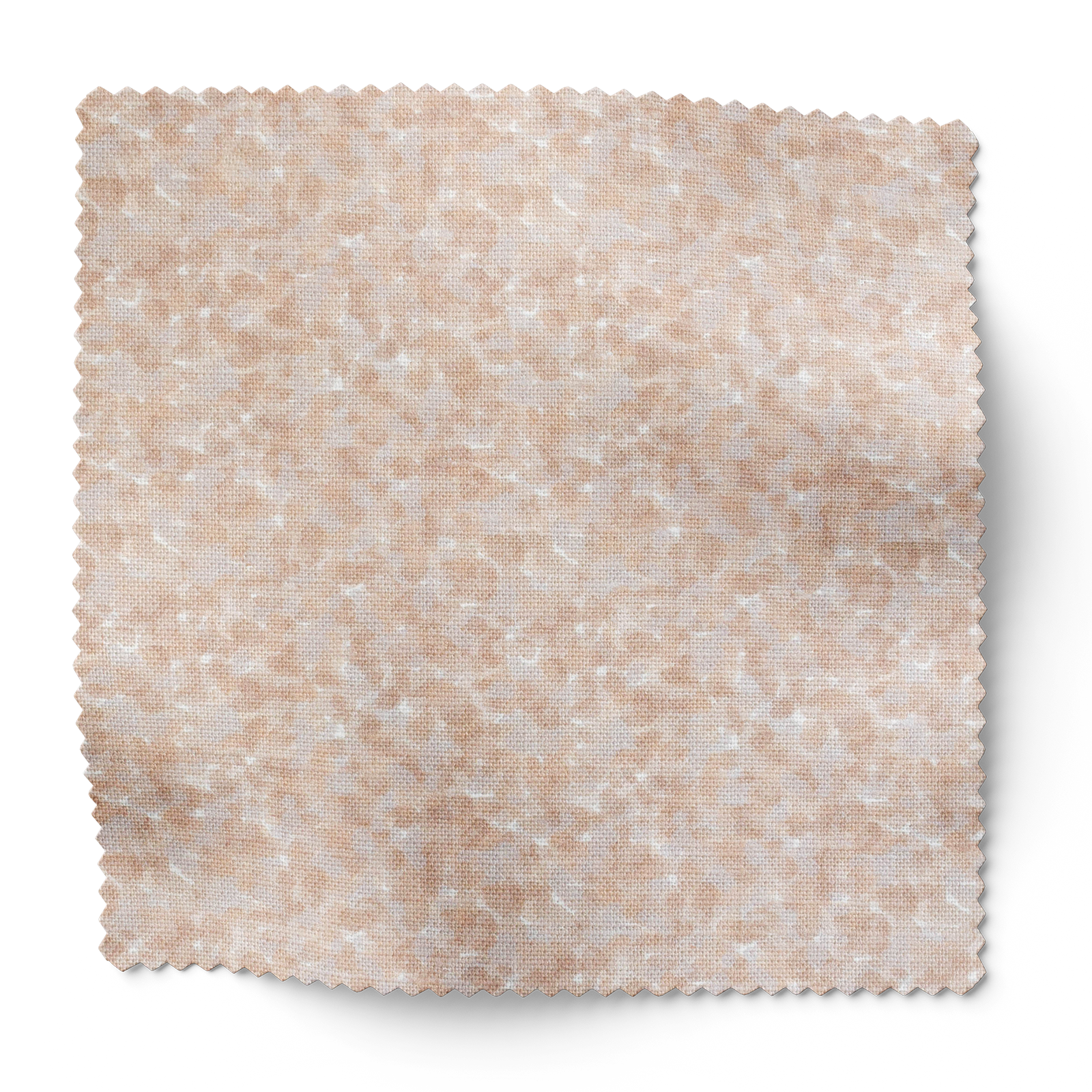 Tortoise fabric in Taffy by Emily Daws – forest-inspired swatch with dotted and organic motifs