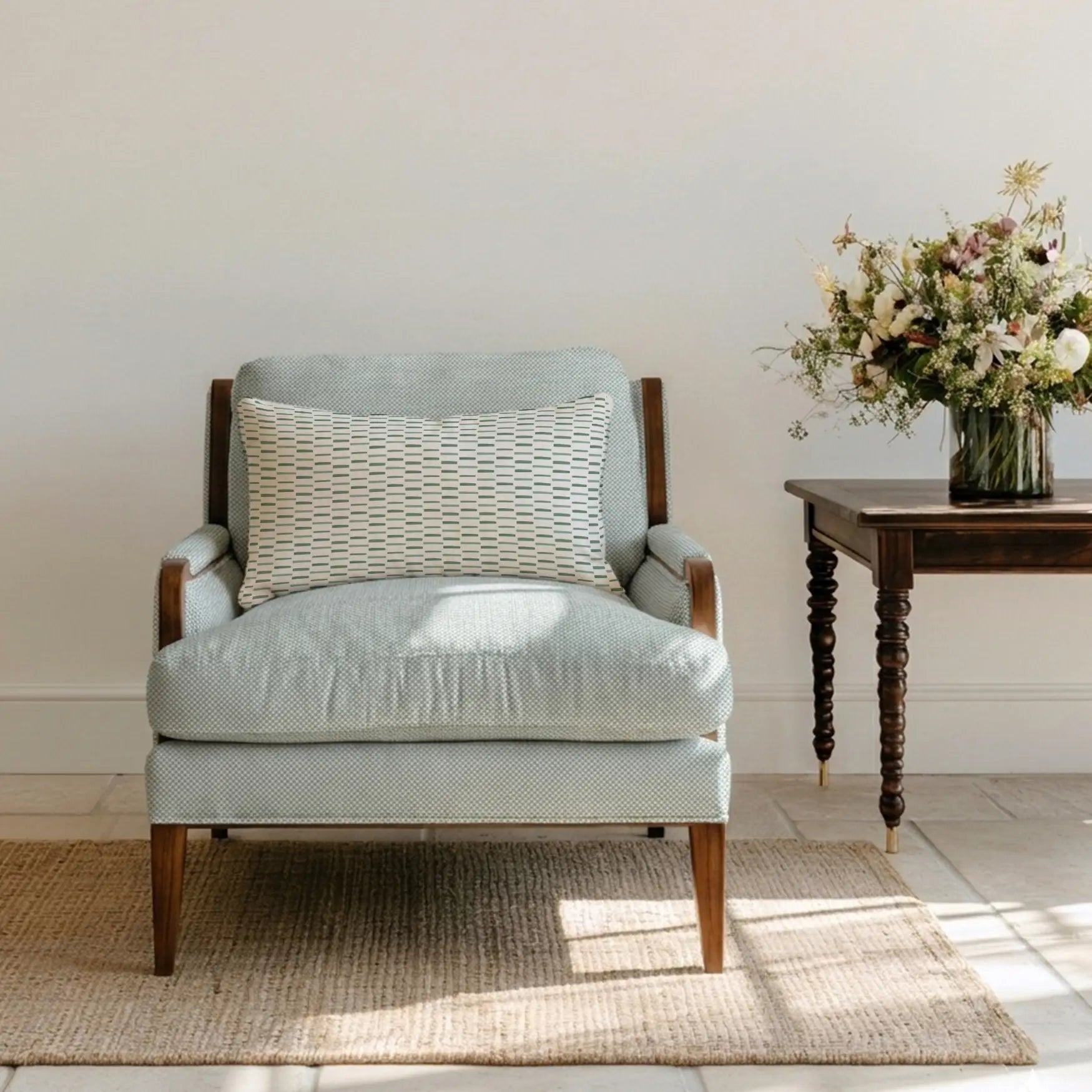 Basketweave Fabric in Clearwater