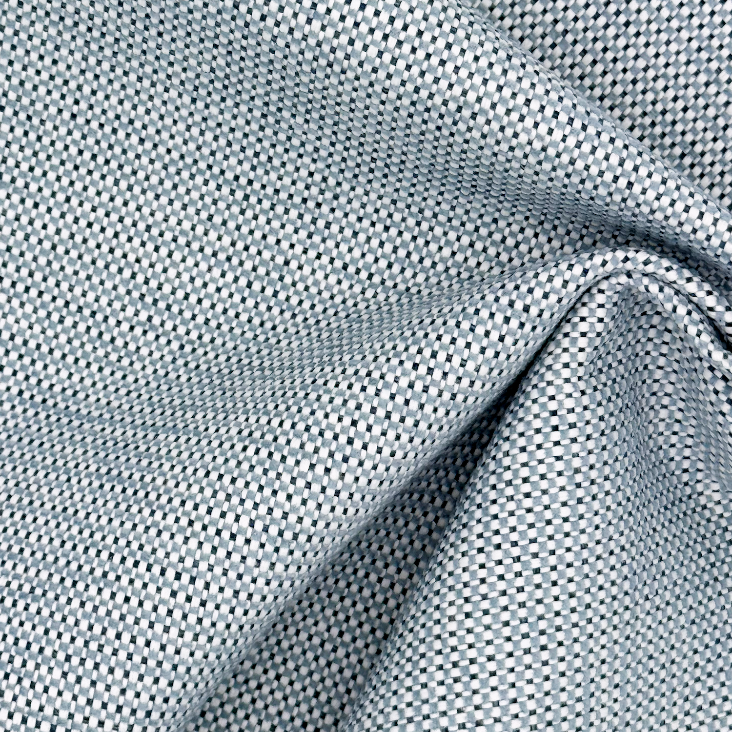 Basketweave Fabric in Mariner