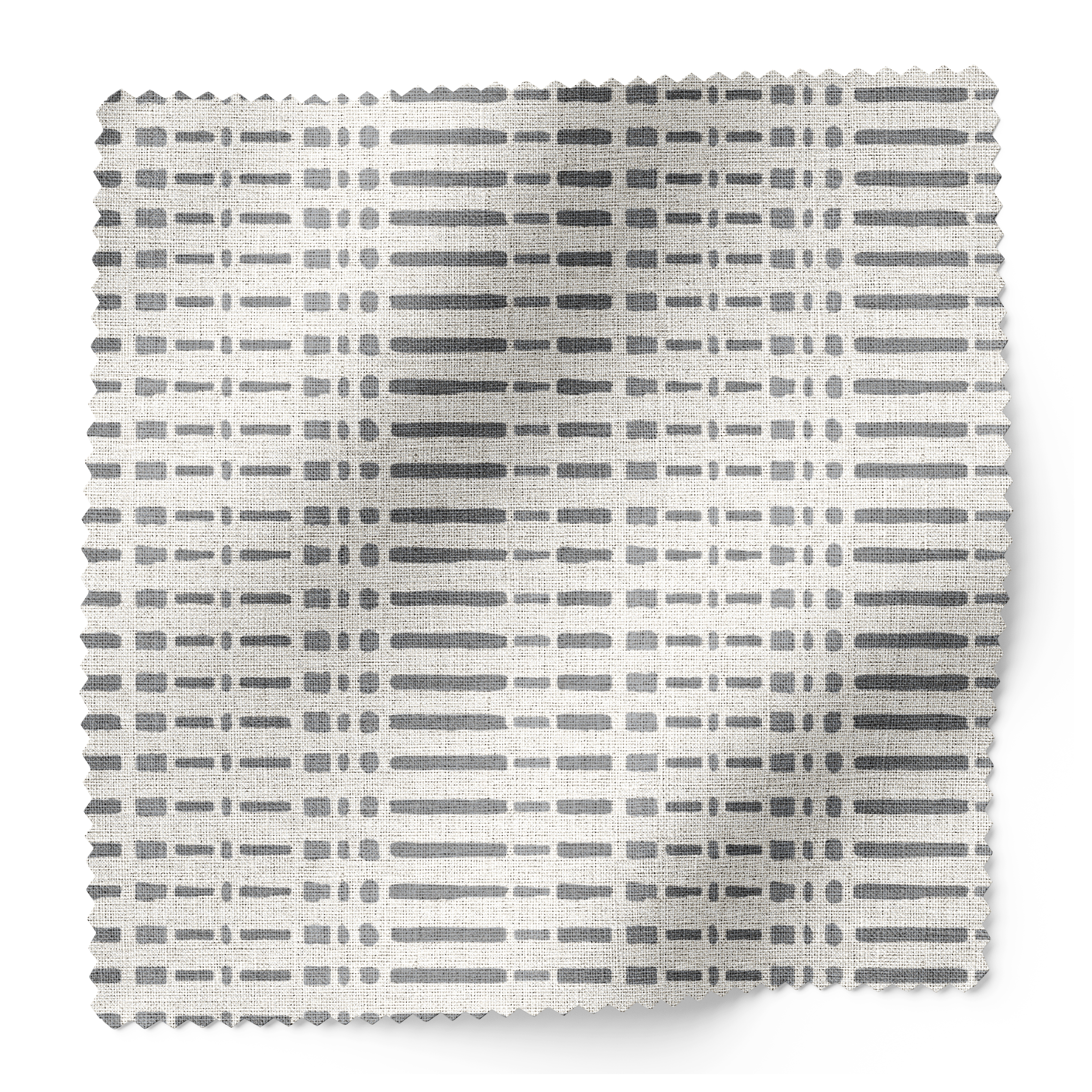 Birch fabric swatch in Pigeon by Emily Daws β 6x6 Belgian linen sample, Flora Collection