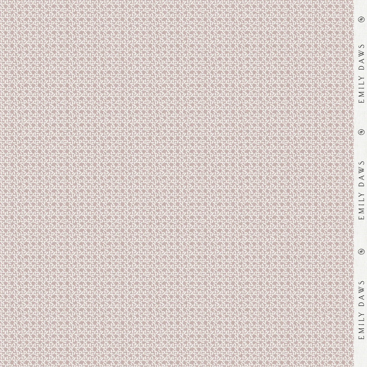 Carolina Rice fabric in Blush by Emily Daws styled in an interior — Charleston Collection