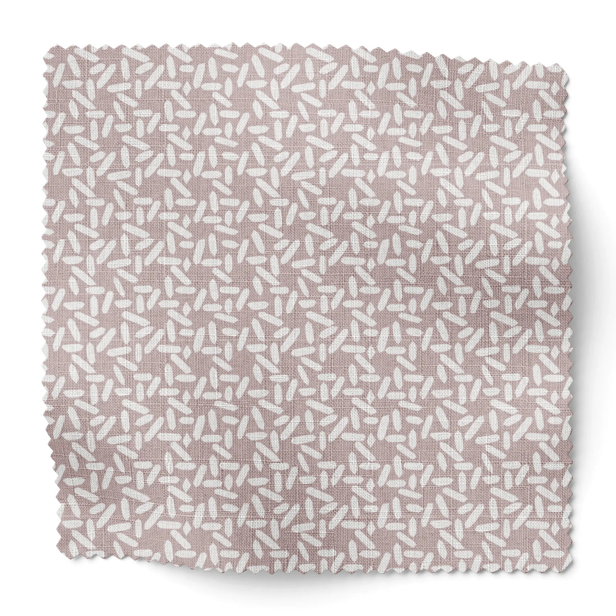 Carolina Rice fabric swatch in Blush by Emily Daws β 6x6 Belgian linen sample, Charleston Collection