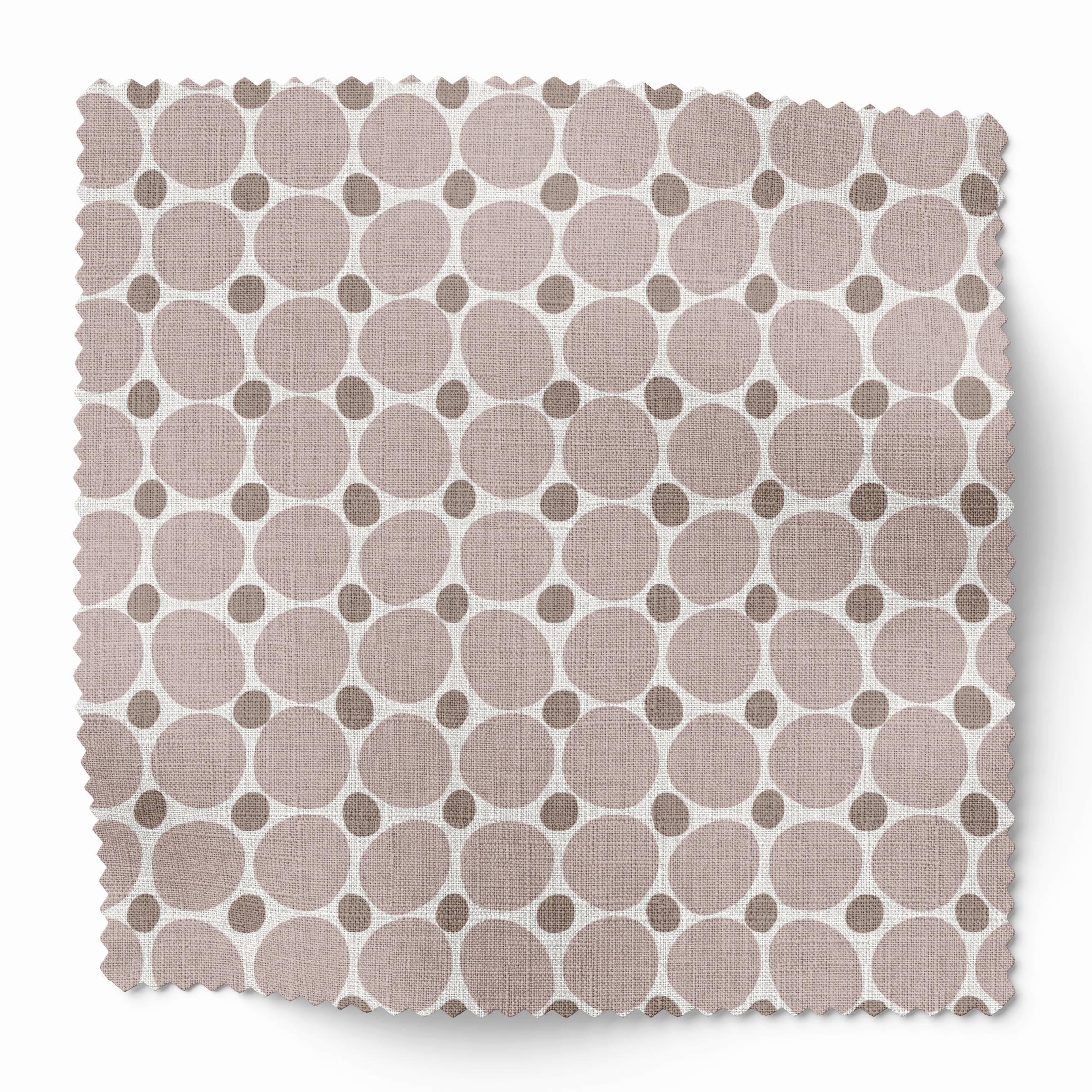 Cobblestone fabric swatch in Terracotta by Emily Daws β 6x6 Belgian linen sample, Charleston Collection