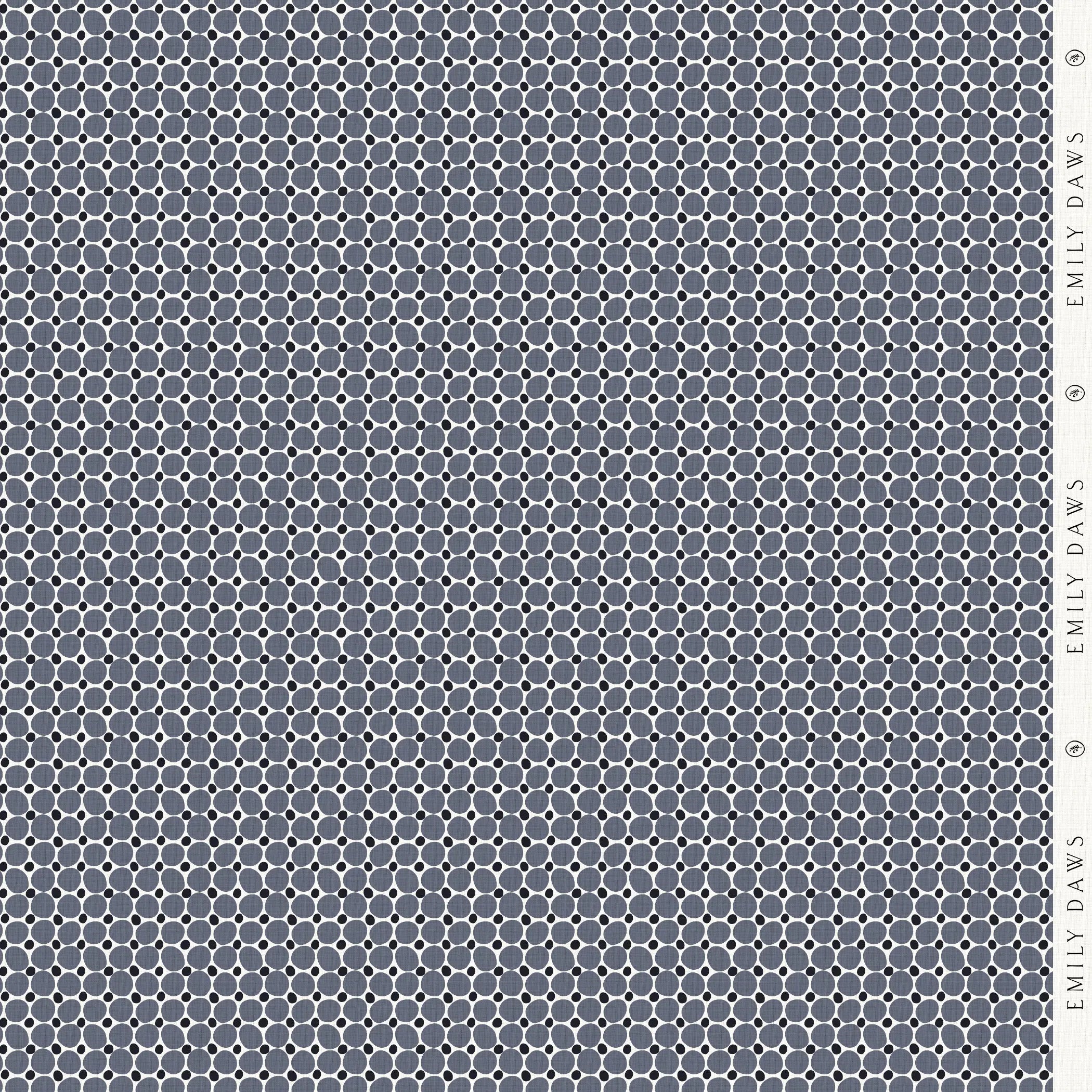 Cobblestone Ink fabric by Emily Daws — Charleston Collection, available by the yard for drapery and upholstery