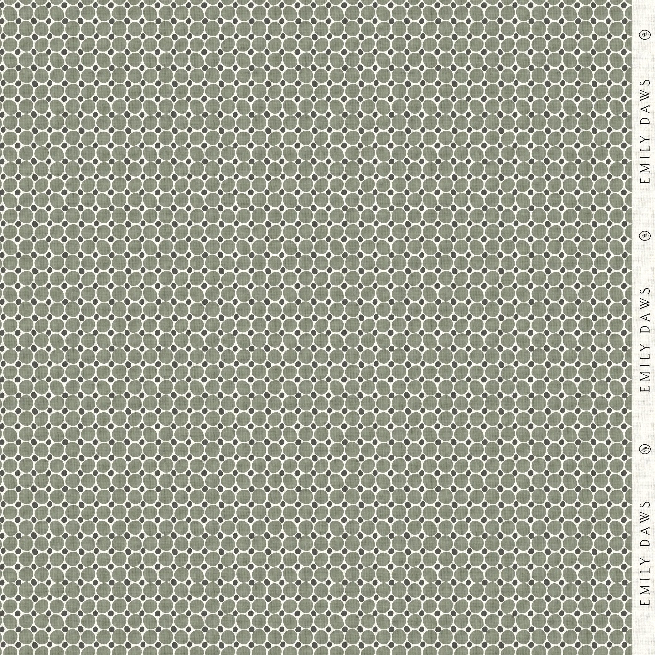Cobblestone Olive fabric by Emily Daws — Charleston Collection, available by the yard for drapery and upholstery