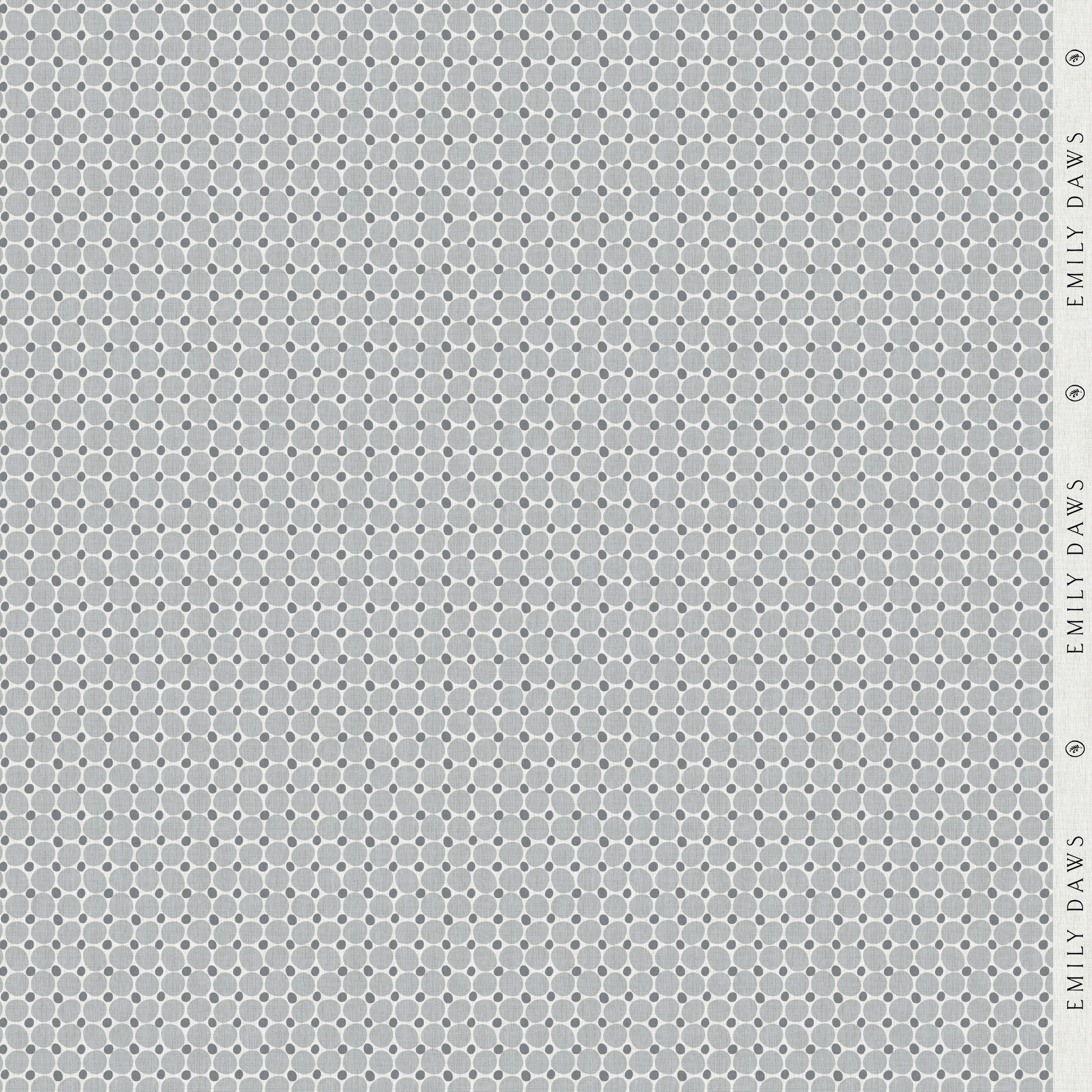 cobblestone fabric in sea salt by emily daws swatch view showing pattern and color details for interiors