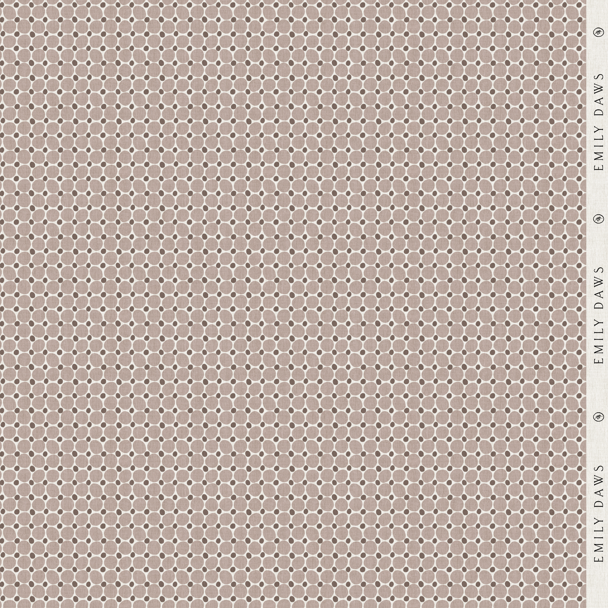 cobblestone fabric in terracotta by emily daws swatch view showing pattern and color details for interiors